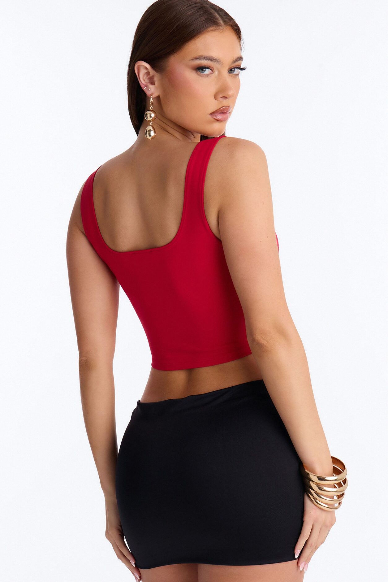 Belle Corset Top - Red
