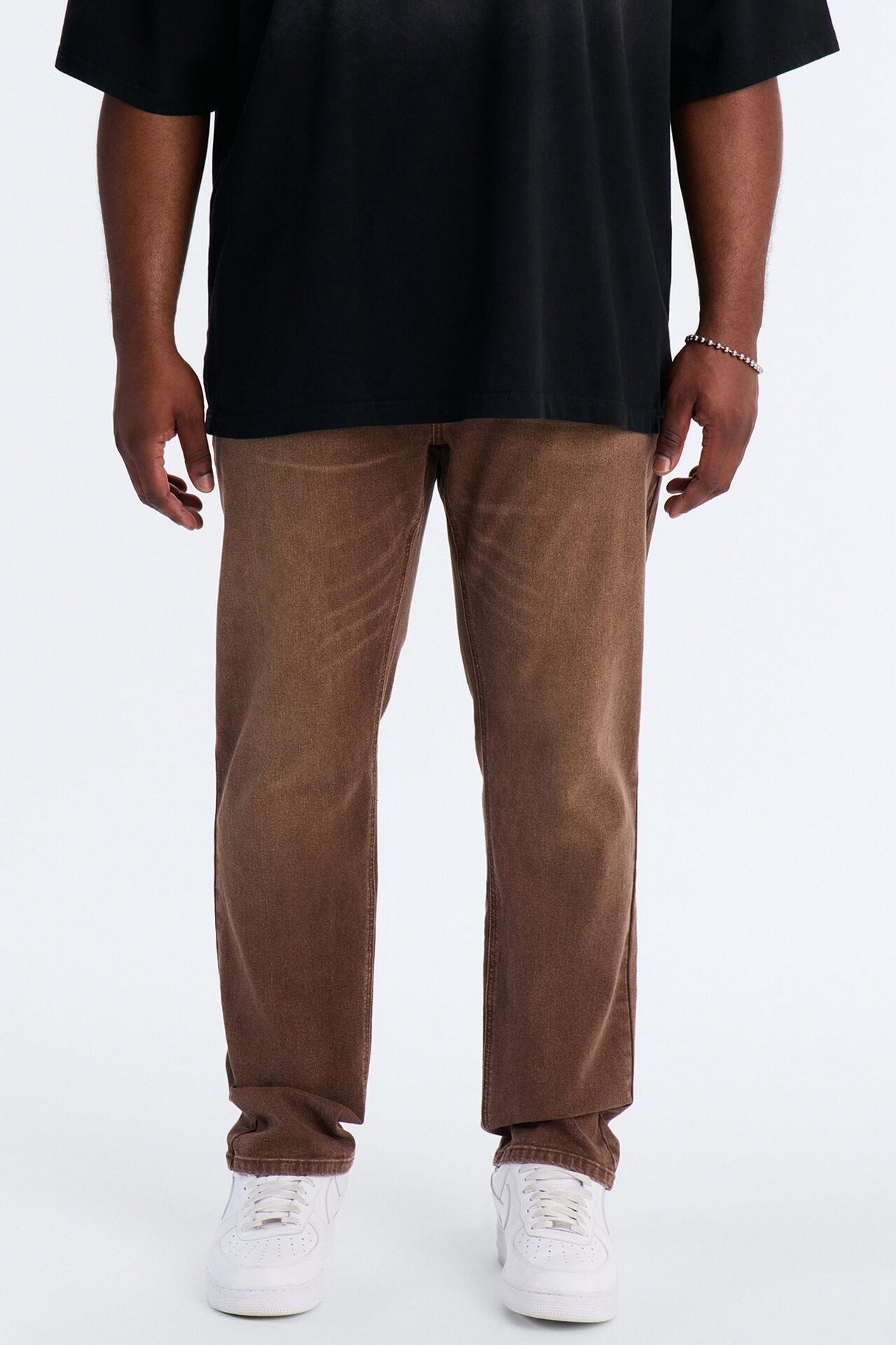 Essential Hue Slim Stretch Jean - Brown