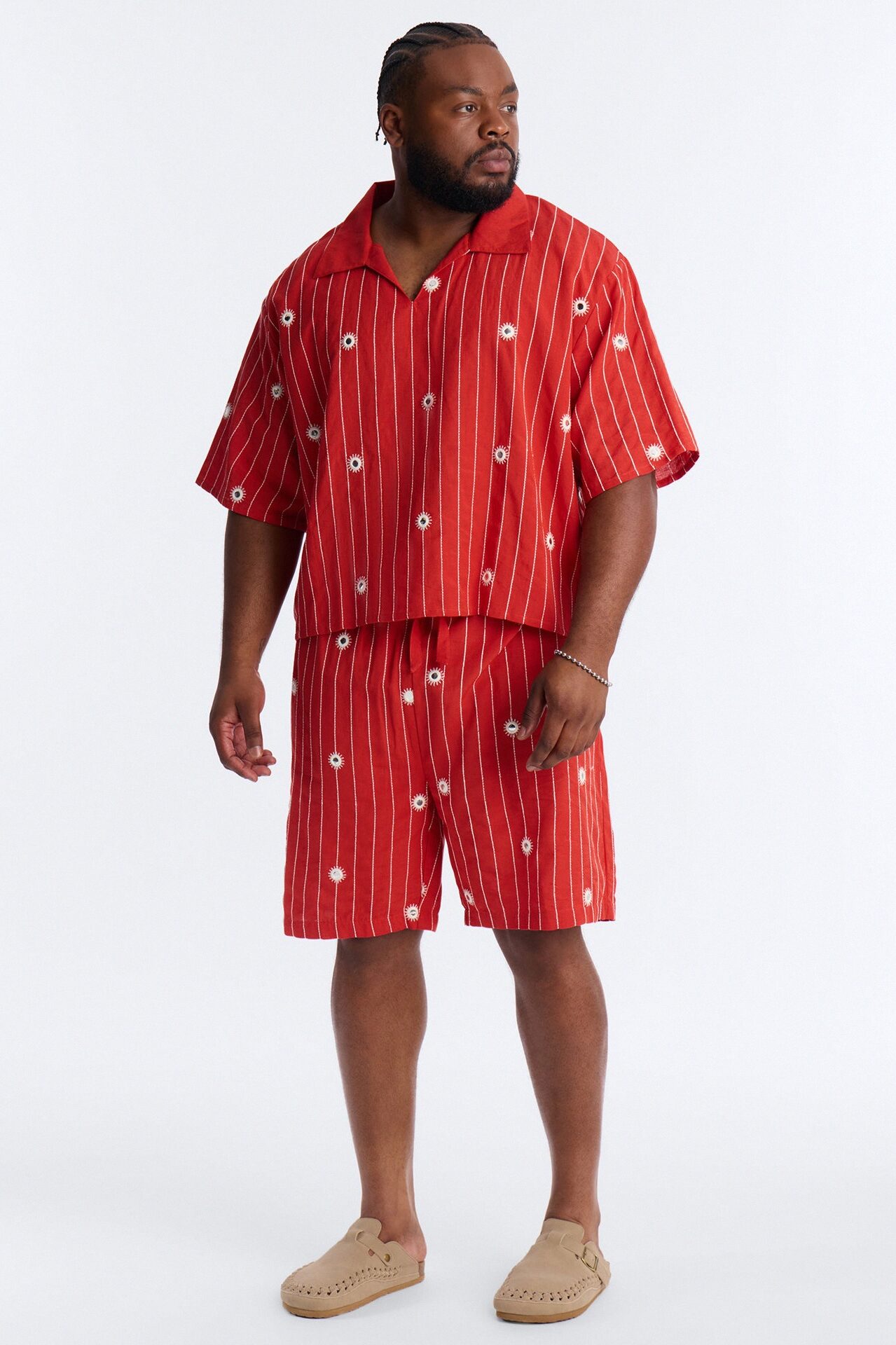 Relaxed Mirror Mirage Polo - Red