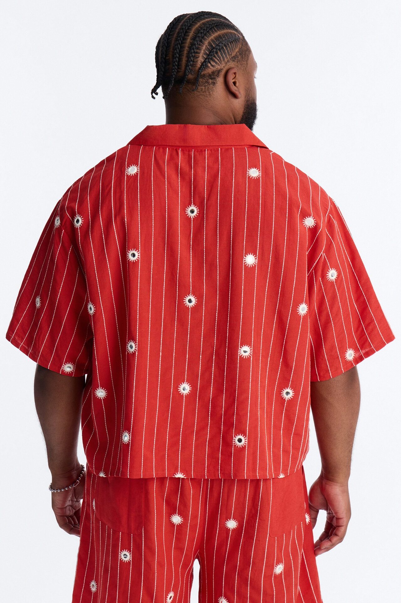 Relaxed Mirror Mirage Polo - Red