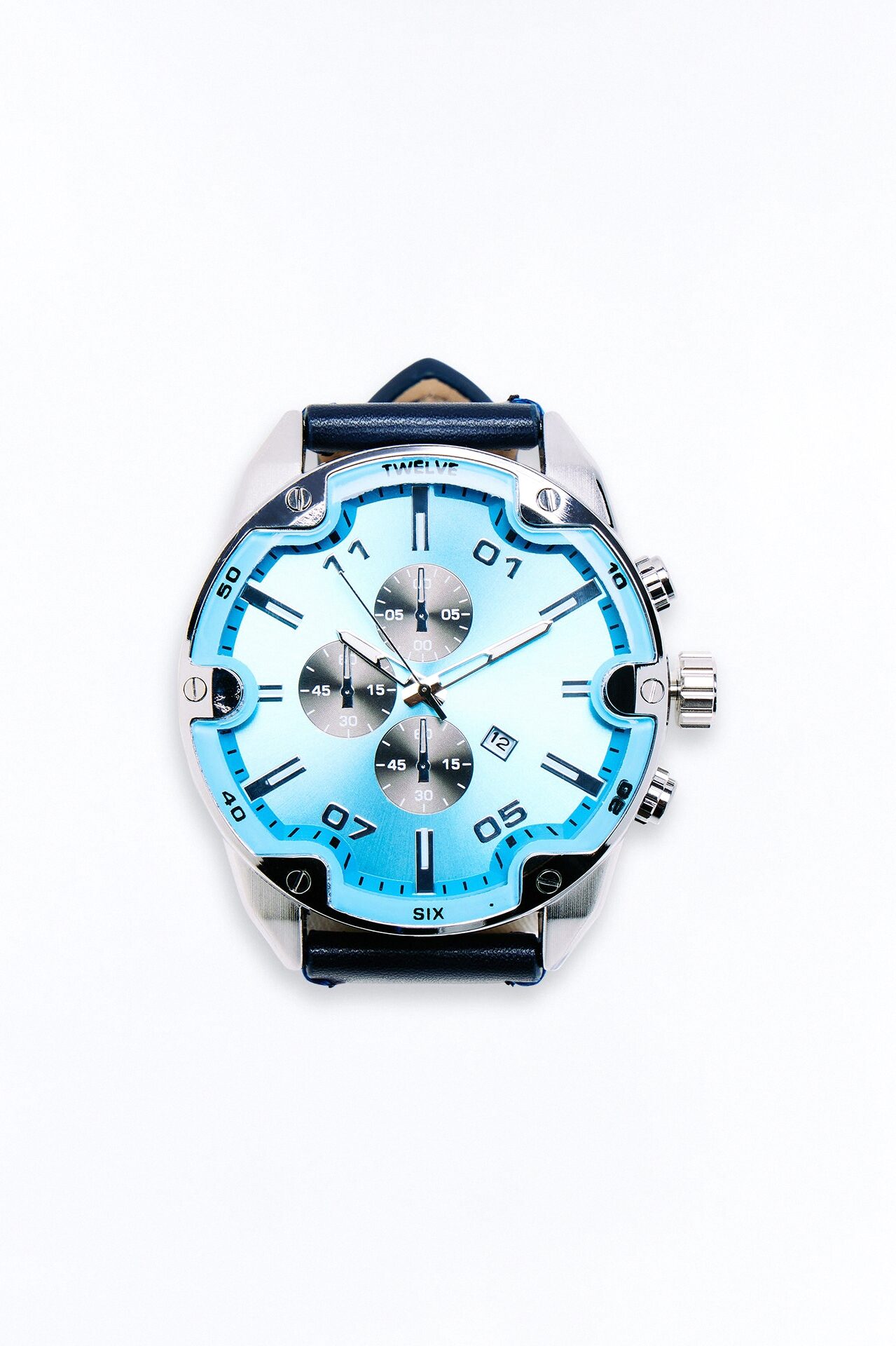 Marine Horizon Watch - Silver/Blue