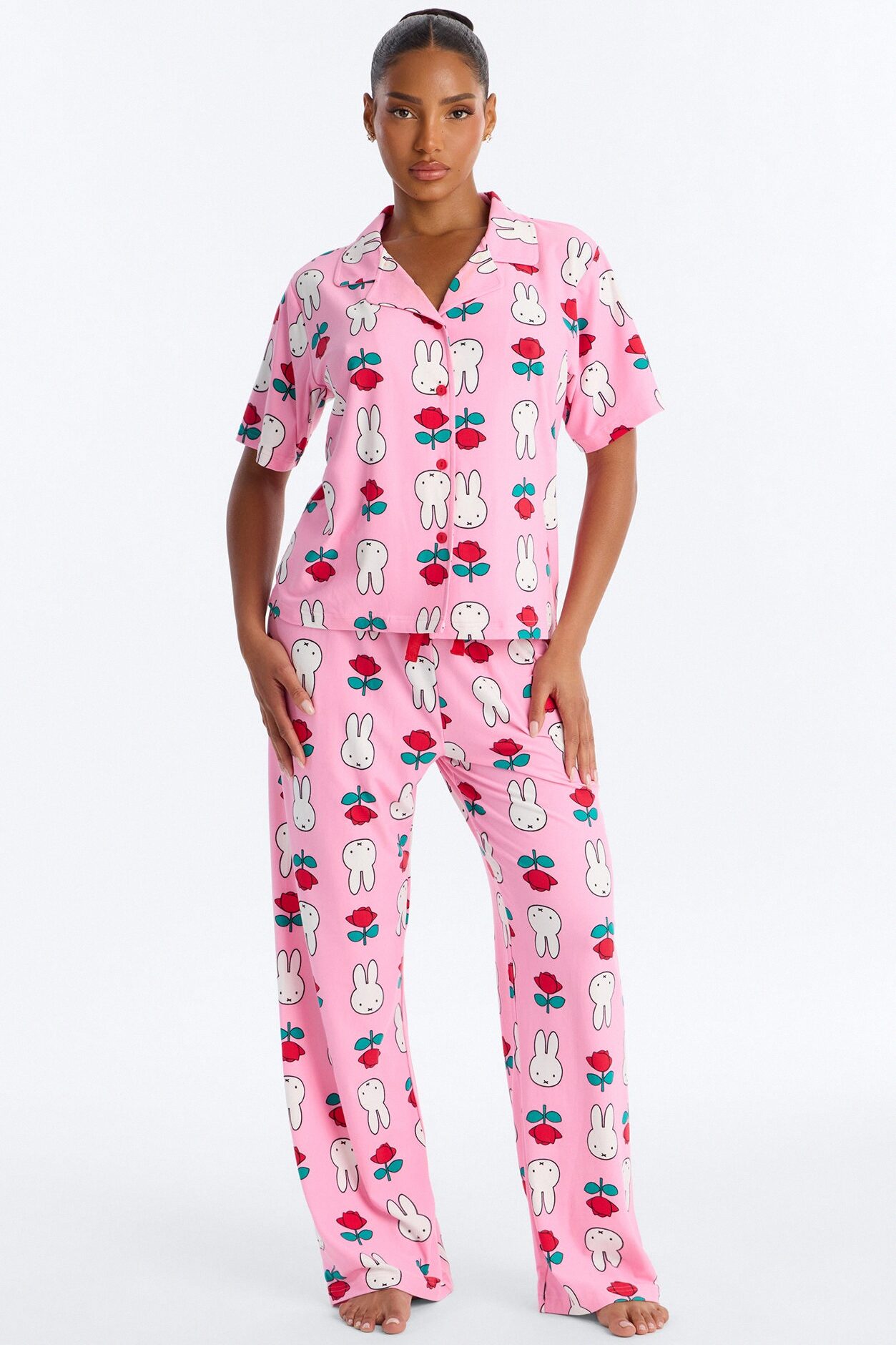 Miffy's Tulips PJ Pant Set - Pink/combo