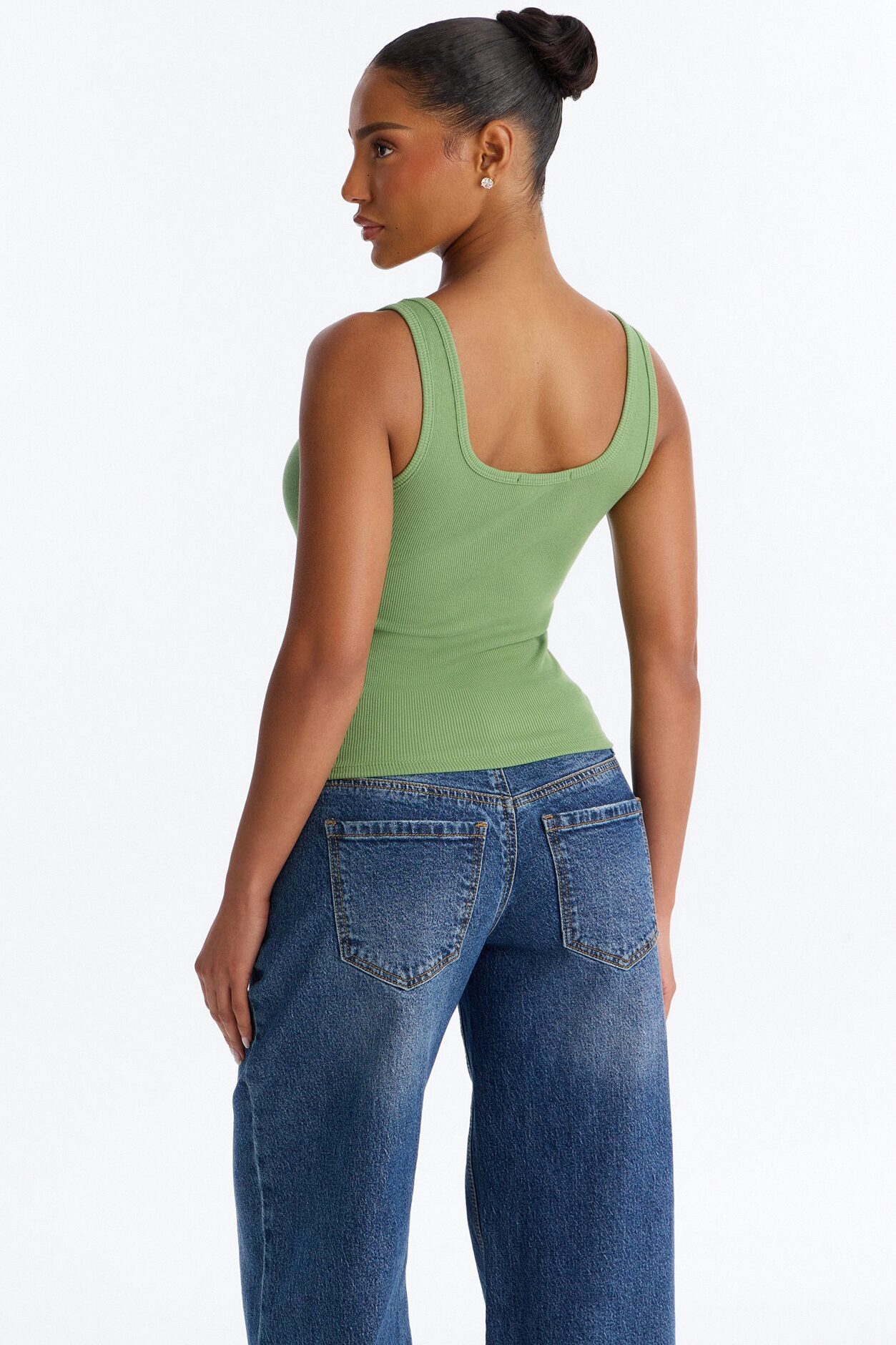 Keep It Classic Basic Tank Top - Green