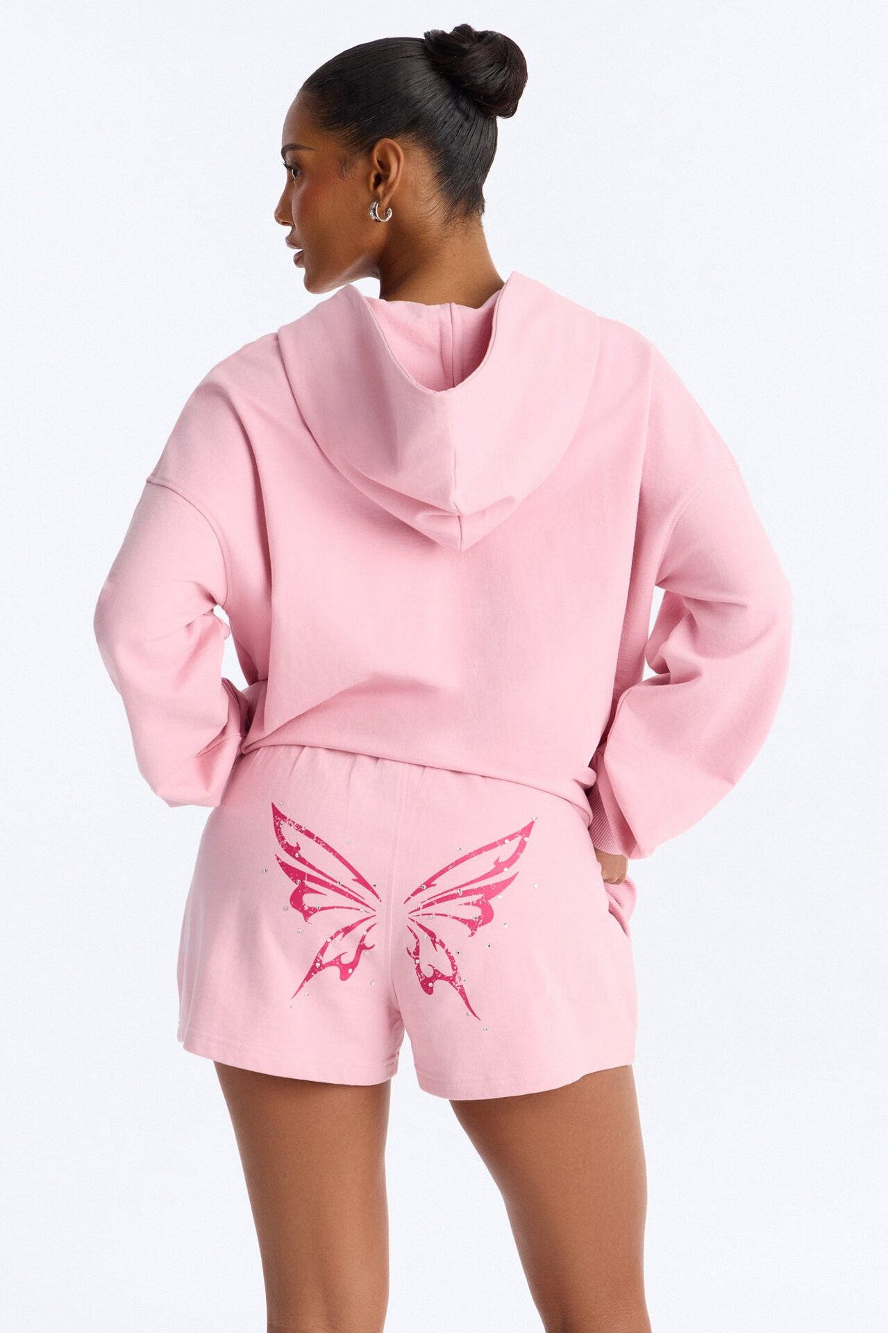 Butterfly Effect Short Set - Pink