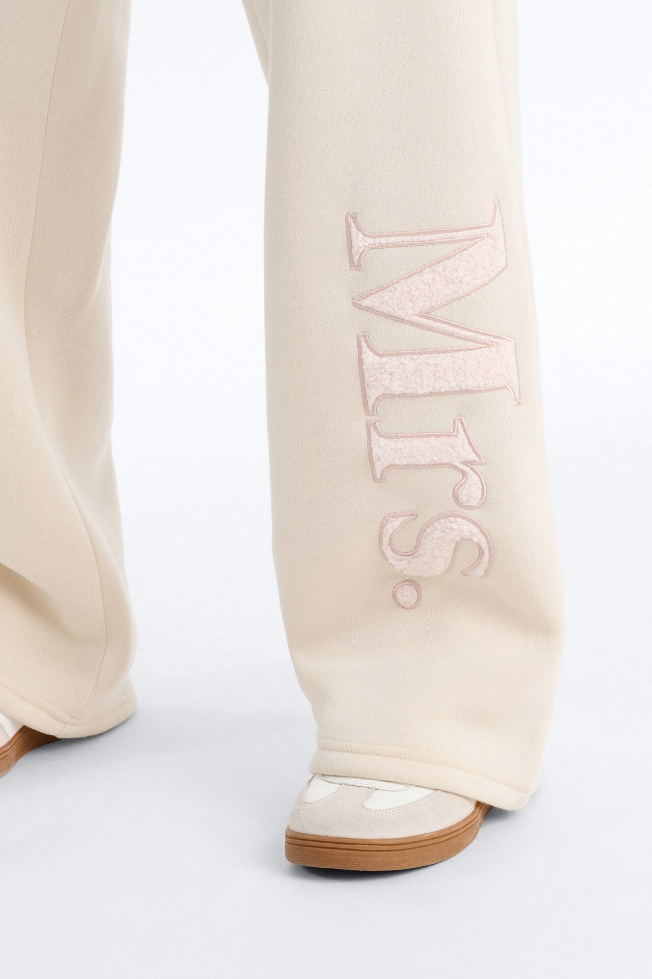 Soon To Be Mrs Fleece Pant Set - Cream
