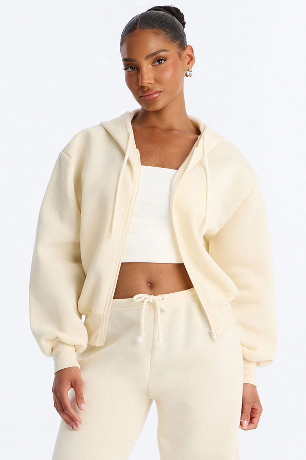Bride To Be Fleece Pant Set - White/Pink