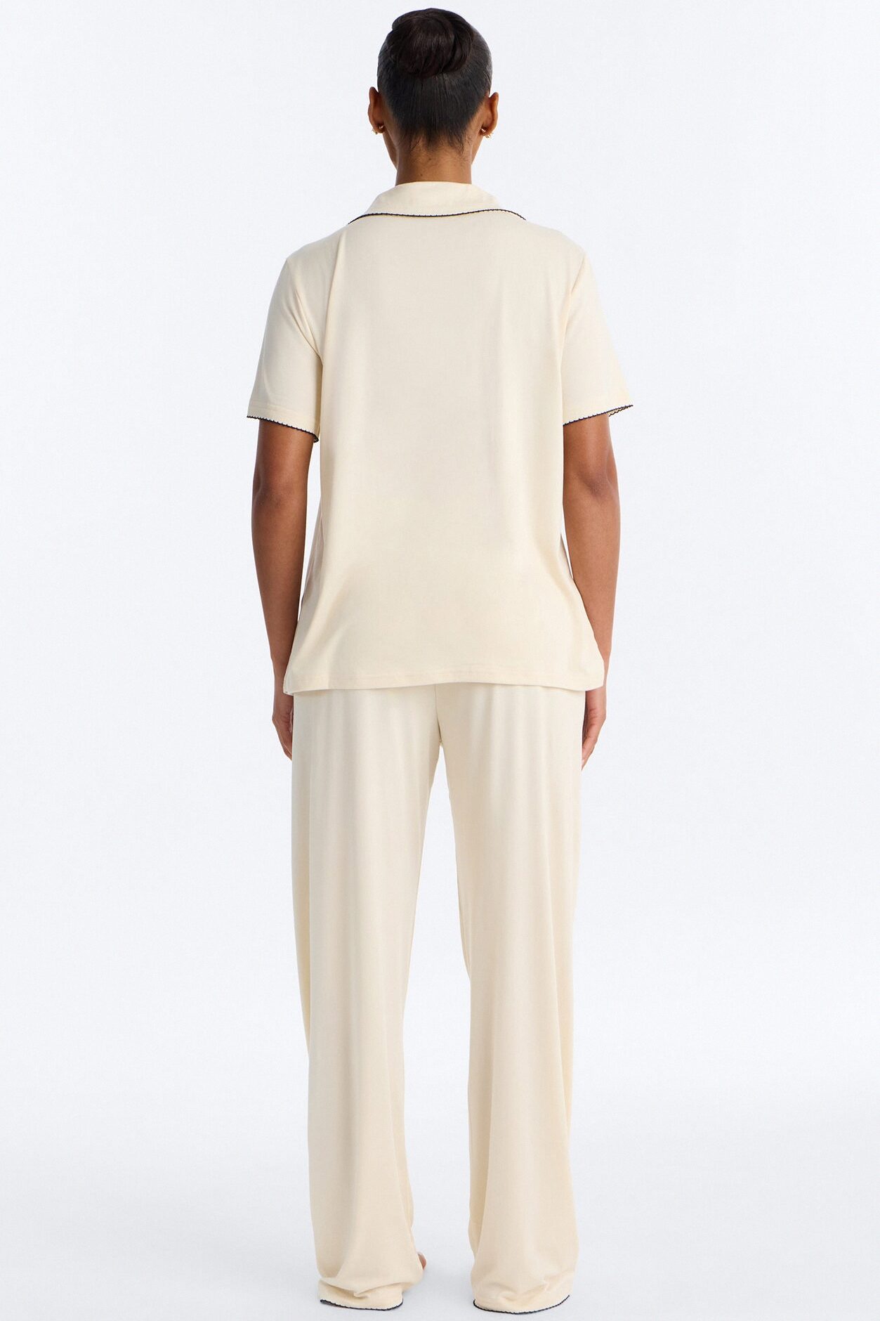 She Likes It Dirty PJ Pant Set - Cream/combo