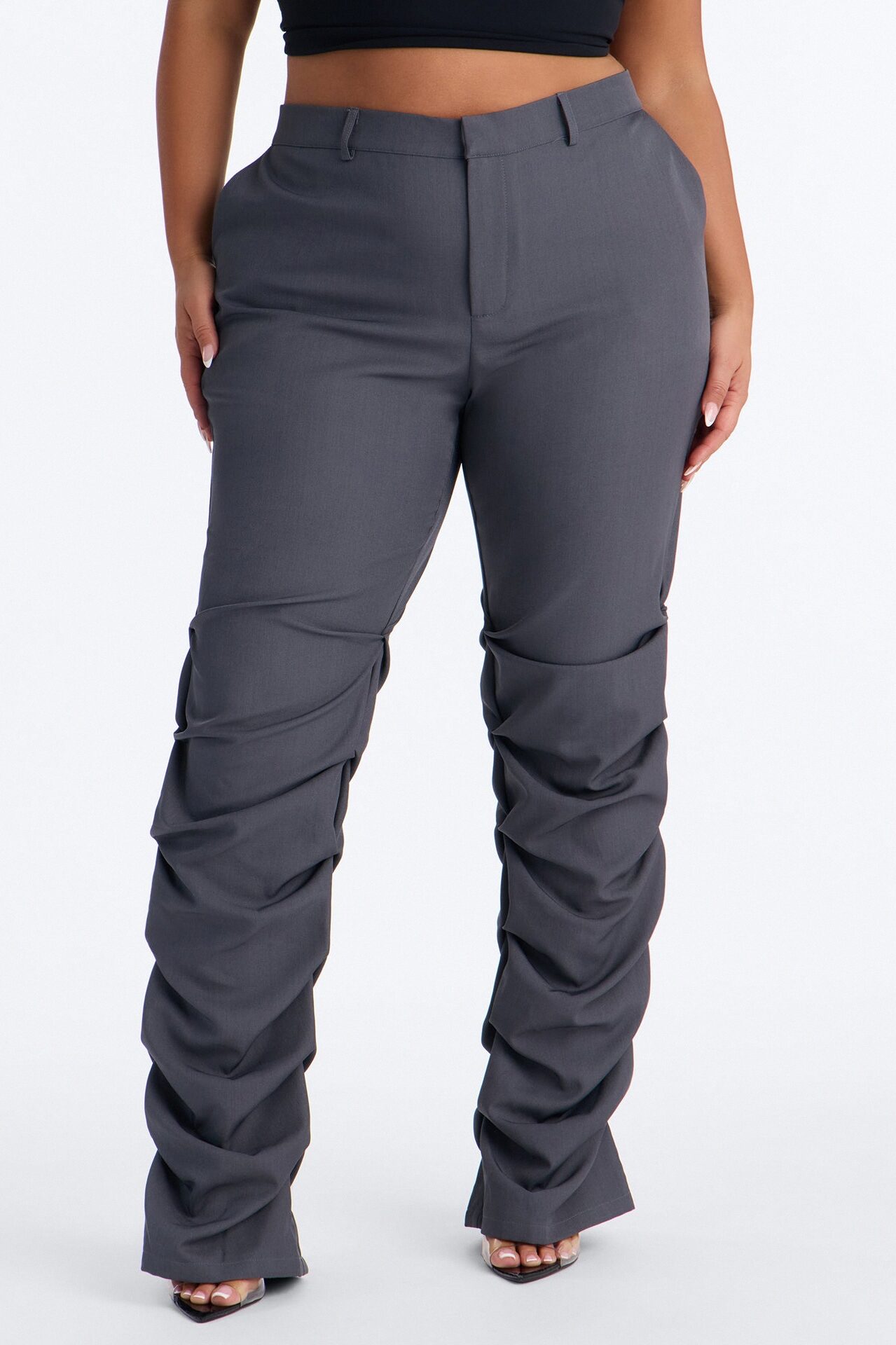 Take Notes Trouser Pant - Grey