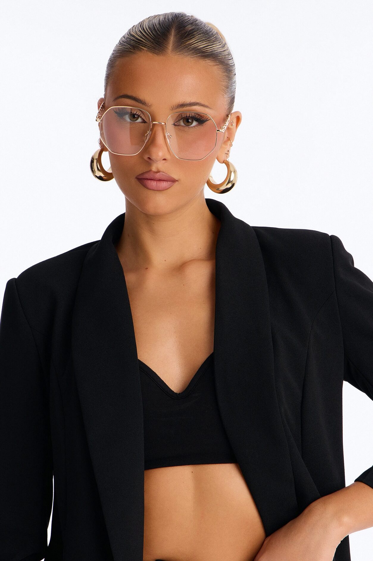 Lazy Days Glasses - Gold/Clear