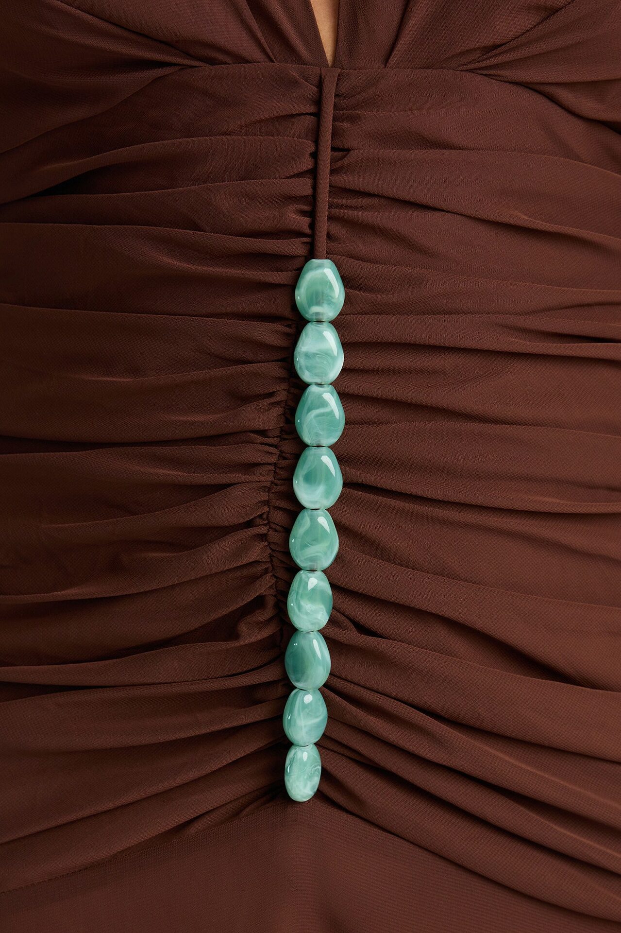 Lumi Rae Chiffon Maxi Dress - Brown