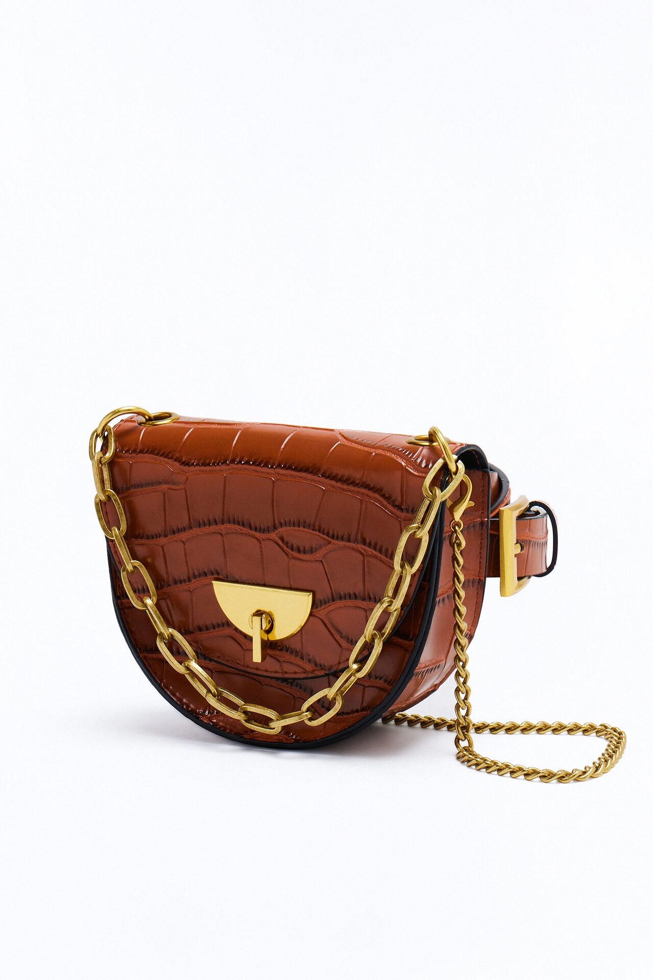 She's A Keeper Faux Leather Belt Bag - Cognac