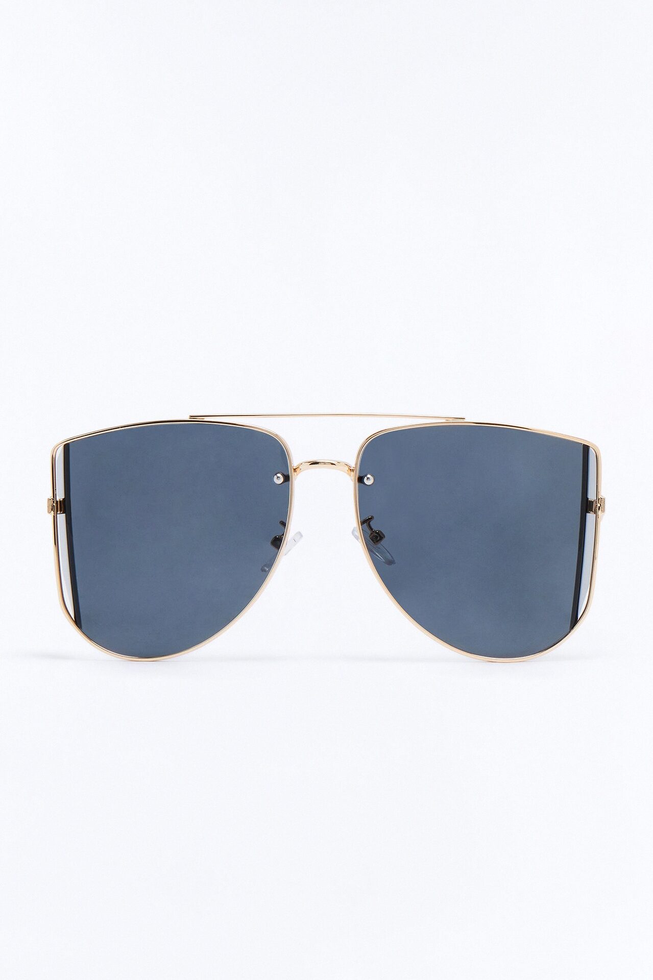 Showing Up Sunglasses - Gold/Black
