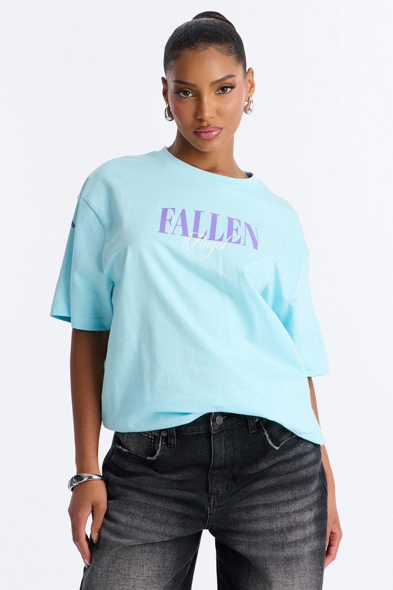 Fallen Angel Tee - SkyBlue