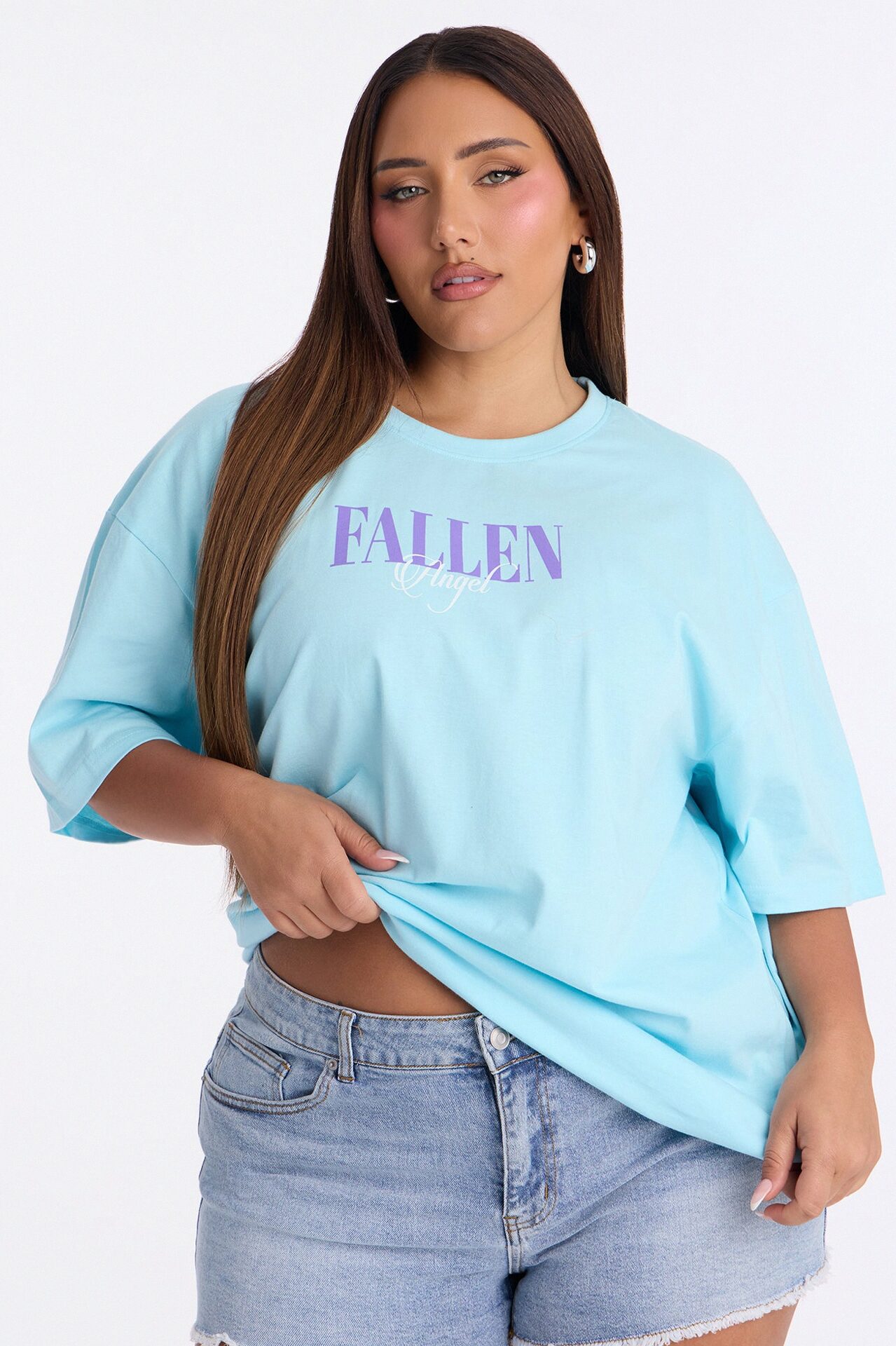 Fallen Angel Tee - SkyBlue