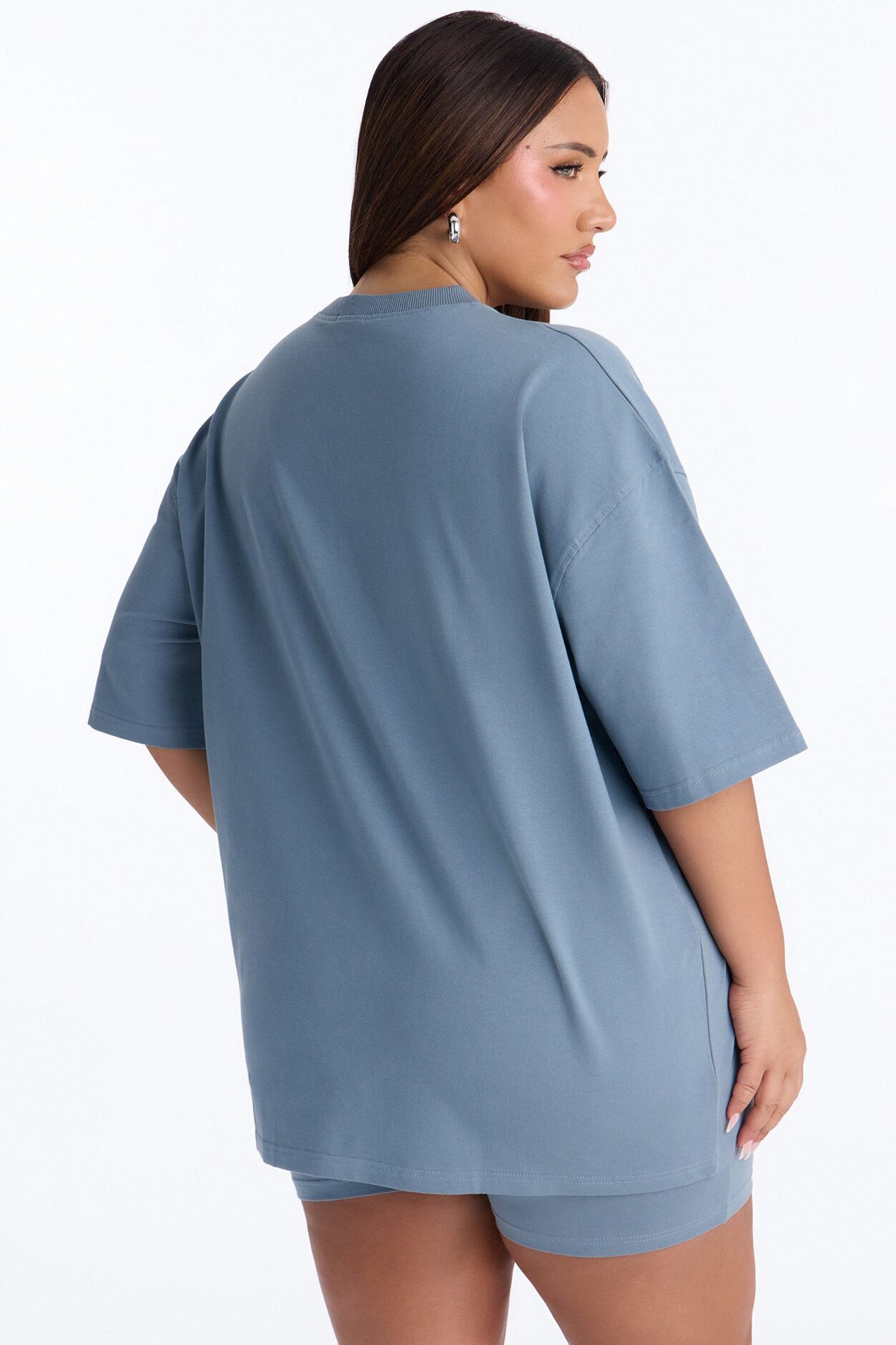 Local Celebrity Short Set - Slate Blue