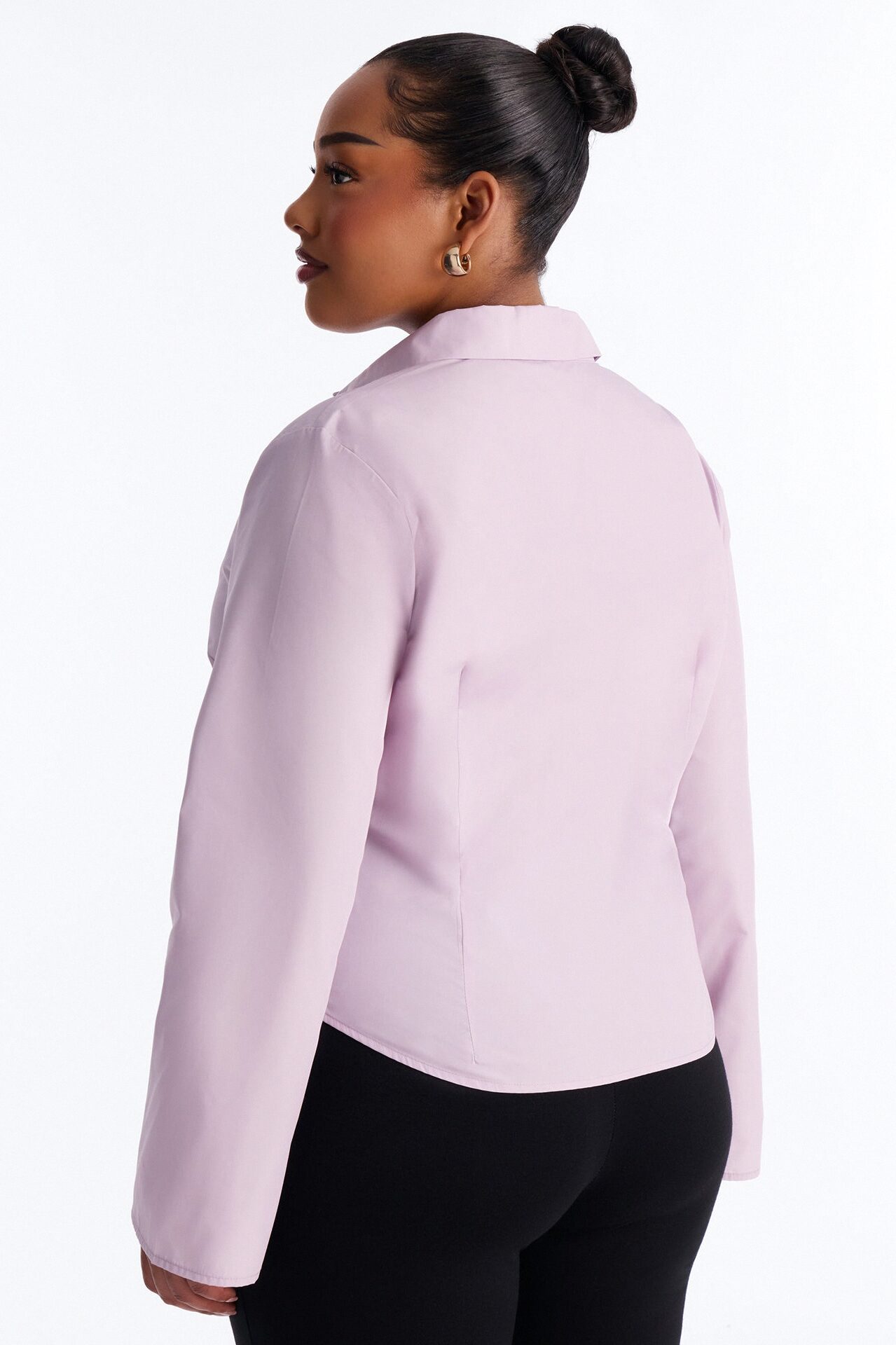 Morgan Poplin Shirt - Lilac