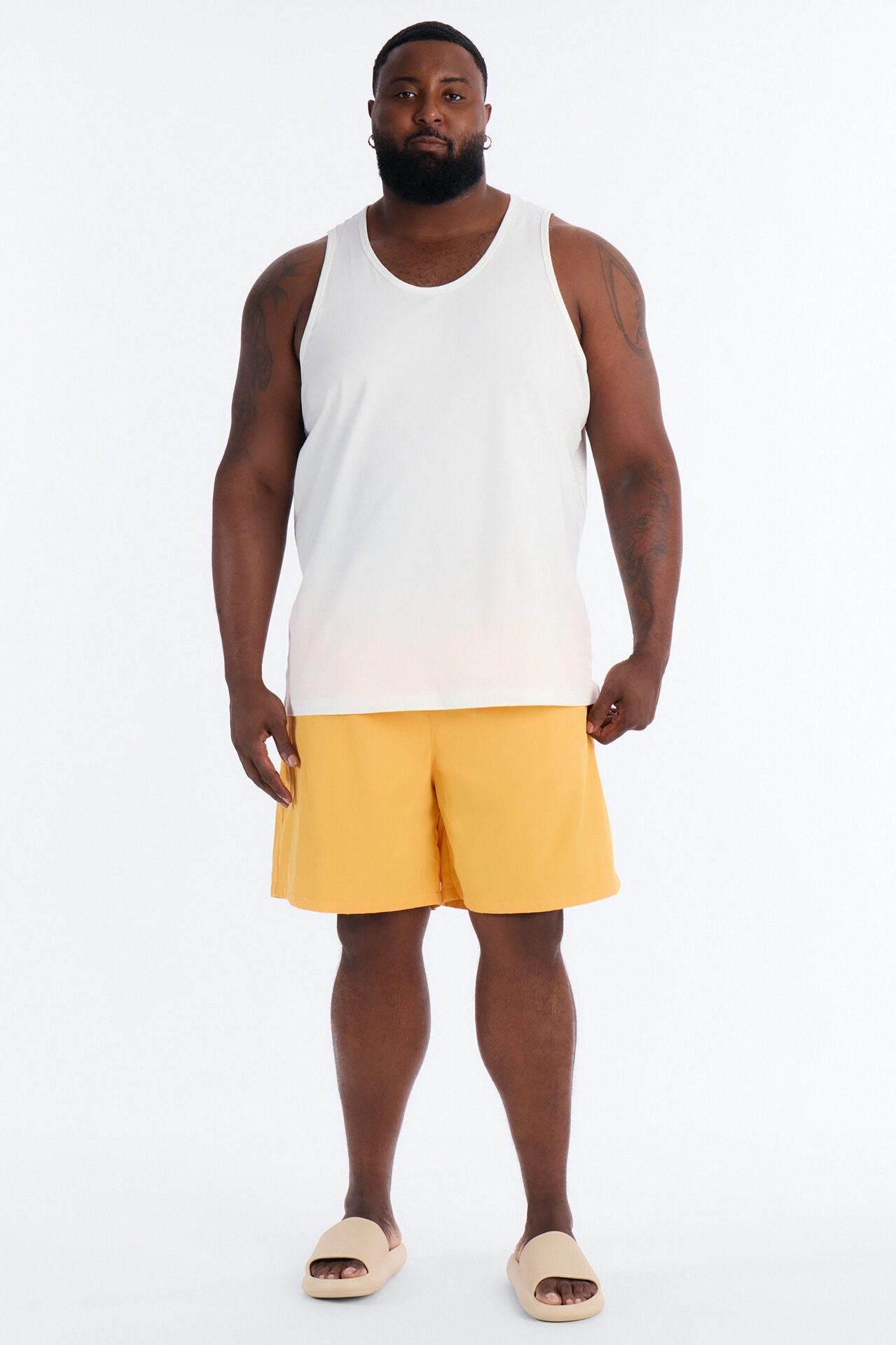 Wild Island Reactive Swim Trunk 7″ - Orange