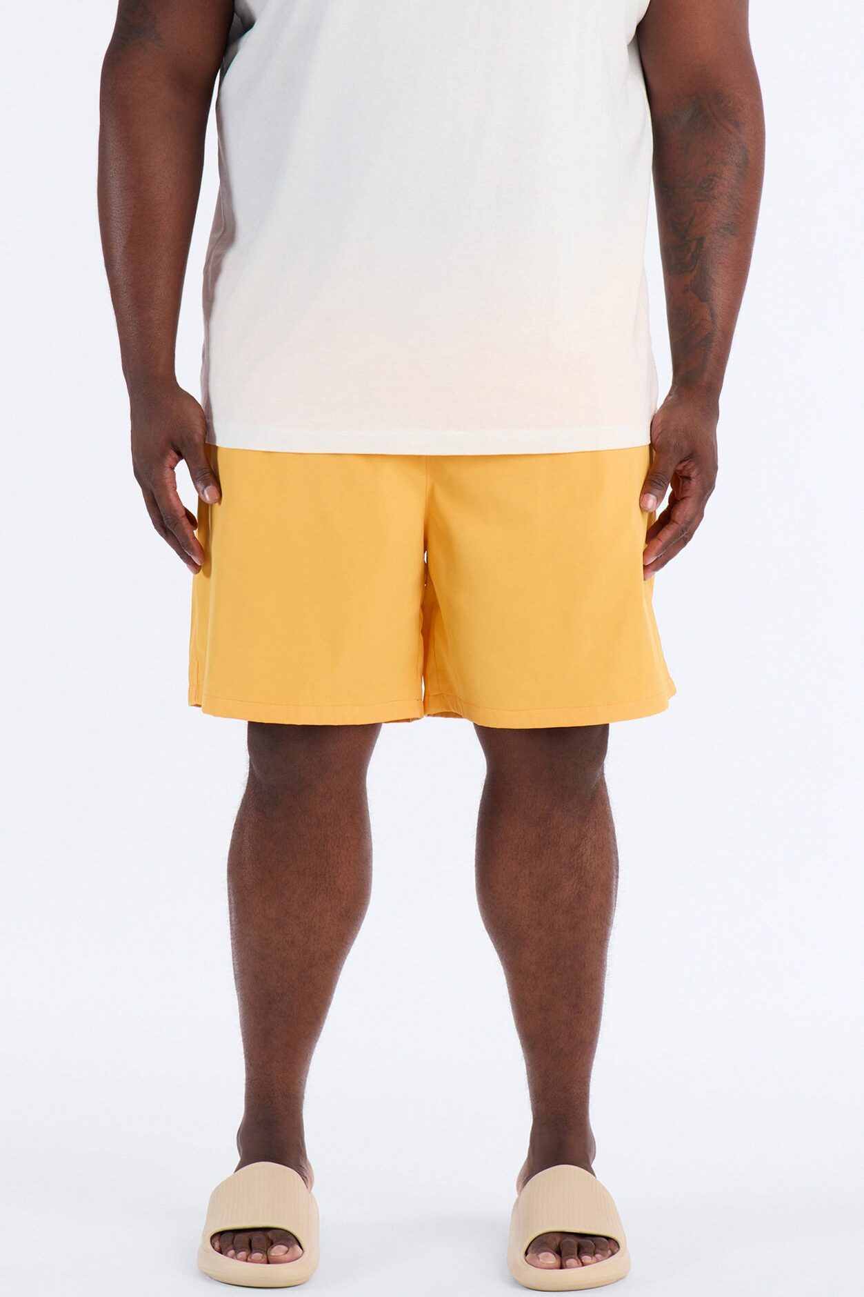 Wild Island Reactive Swim Trunk 7″ - Orange