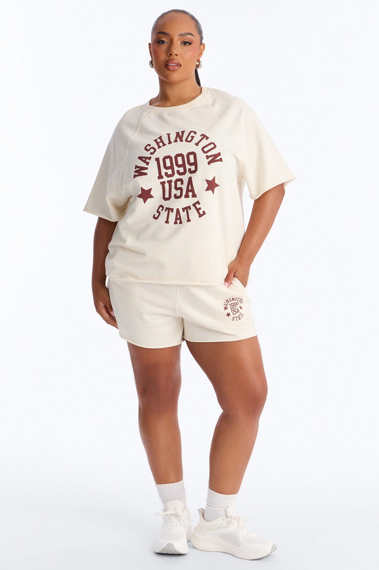 DC State Sport Short Set - Ivory