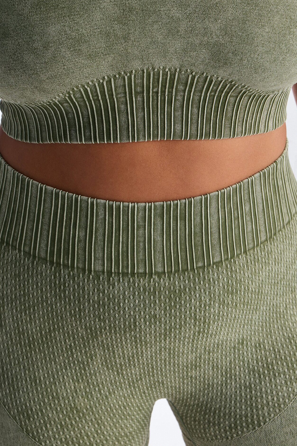 Wynn Washed Seamless Sculpting Short Set - Olive