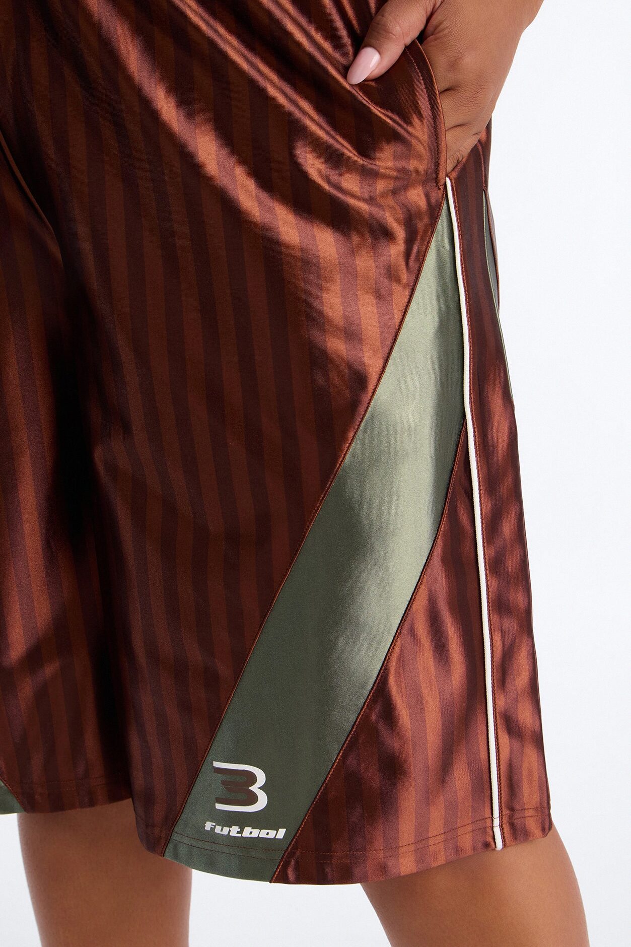 Play To Win Jort Set - Brown/combo