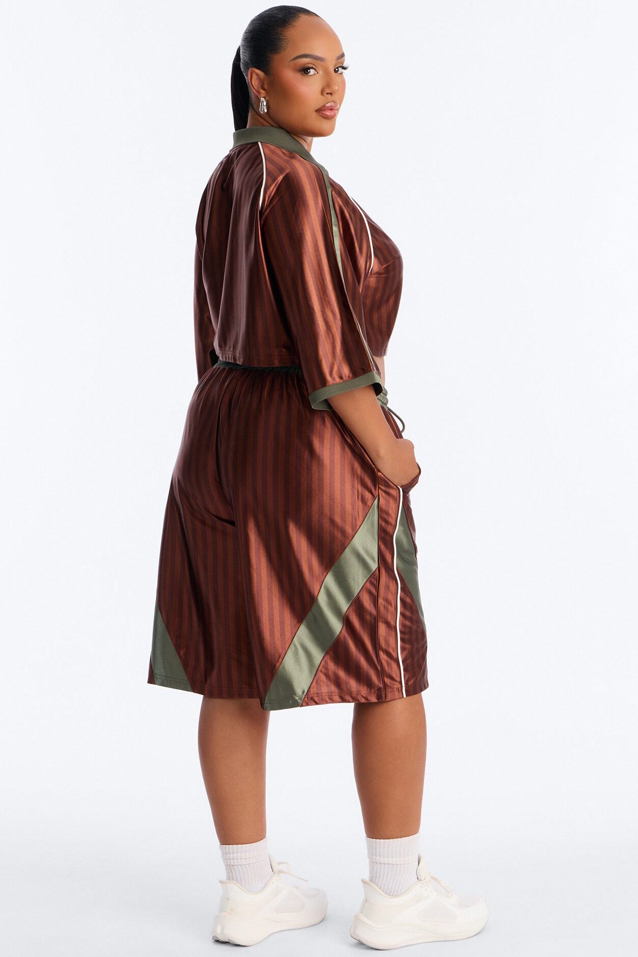 Play To Win Jort Set - Brown/combo