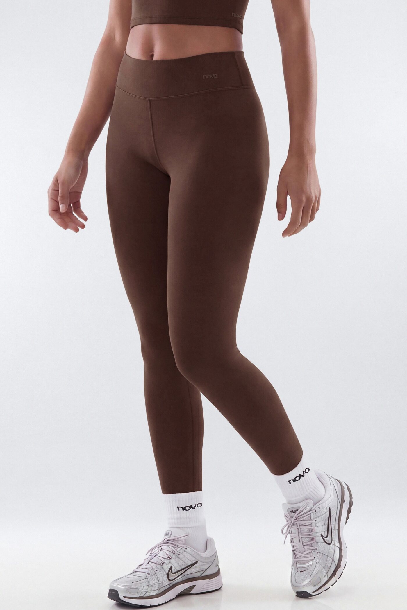 CloudForm™ 25″ Low Rise Legging - Brown