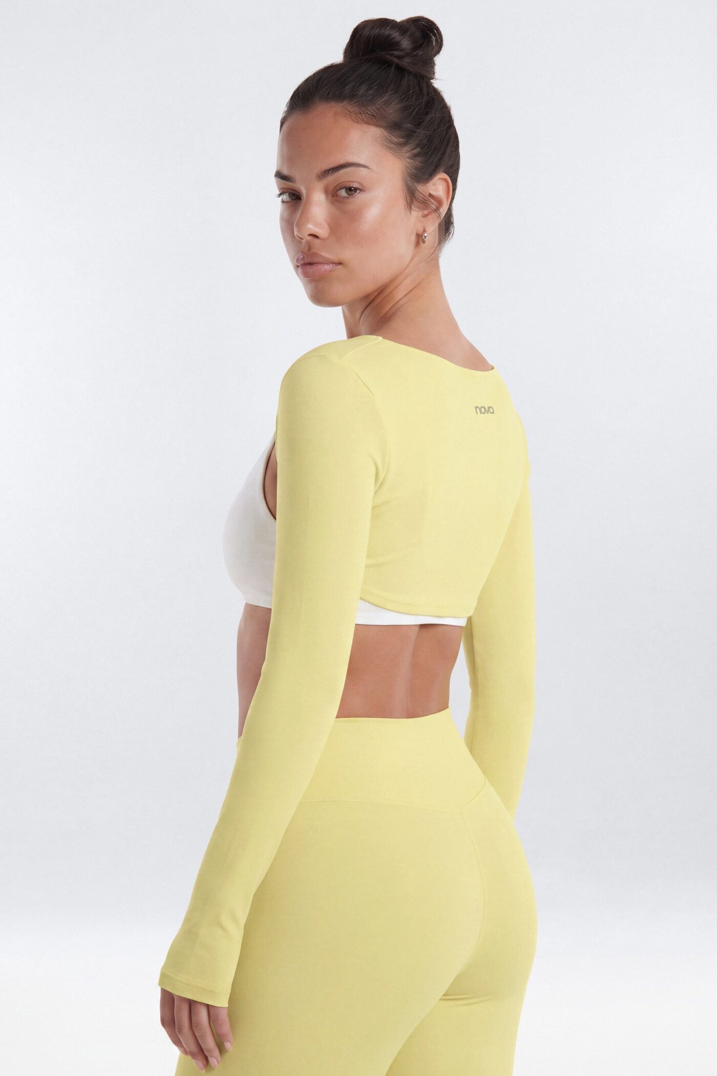 CloudForm™ Long Sleeve Shrug - Yellow