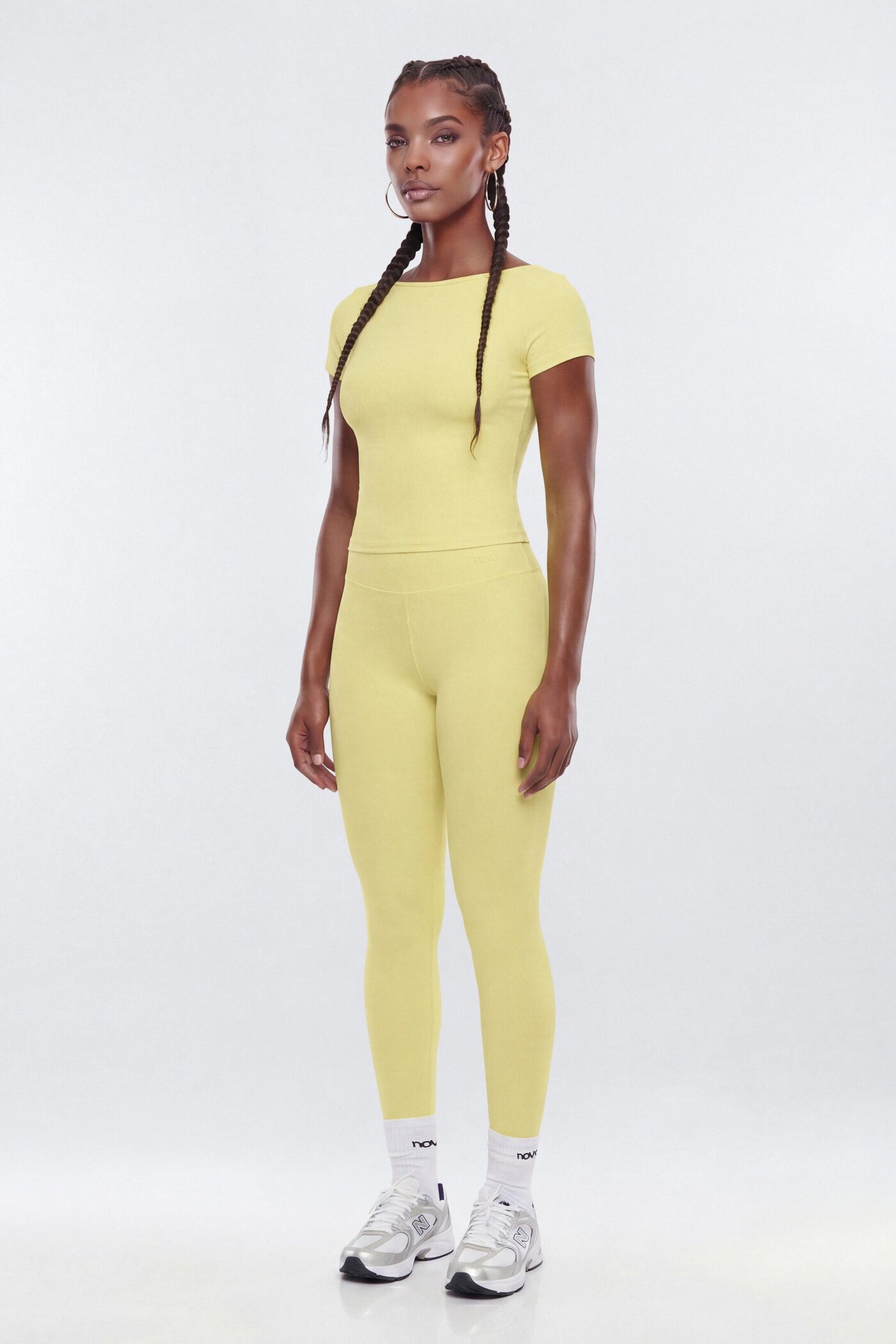 CloudForm™ Low Back Sports Top - Yellow