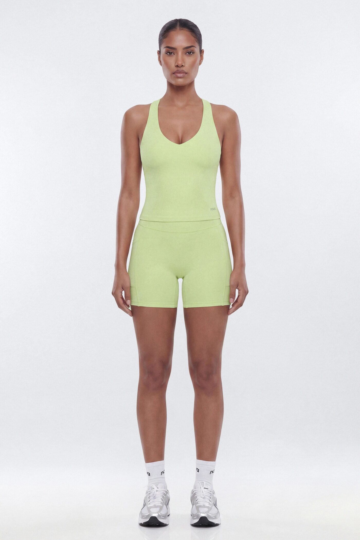 CloudForm™ Racer Back Sports Top - Pistachio