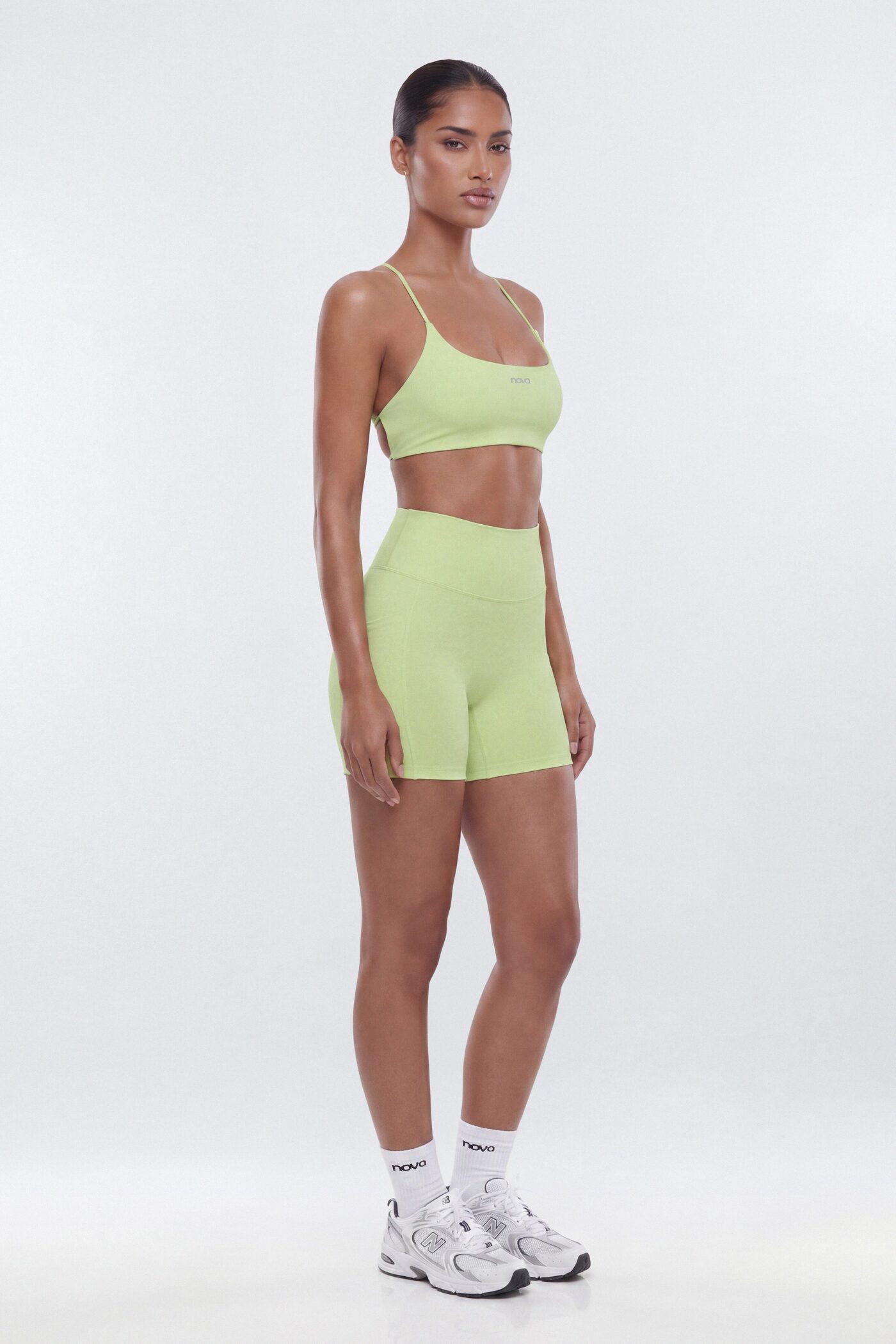 CloudForm™ Strappy Back Sports Bra - Pistachio