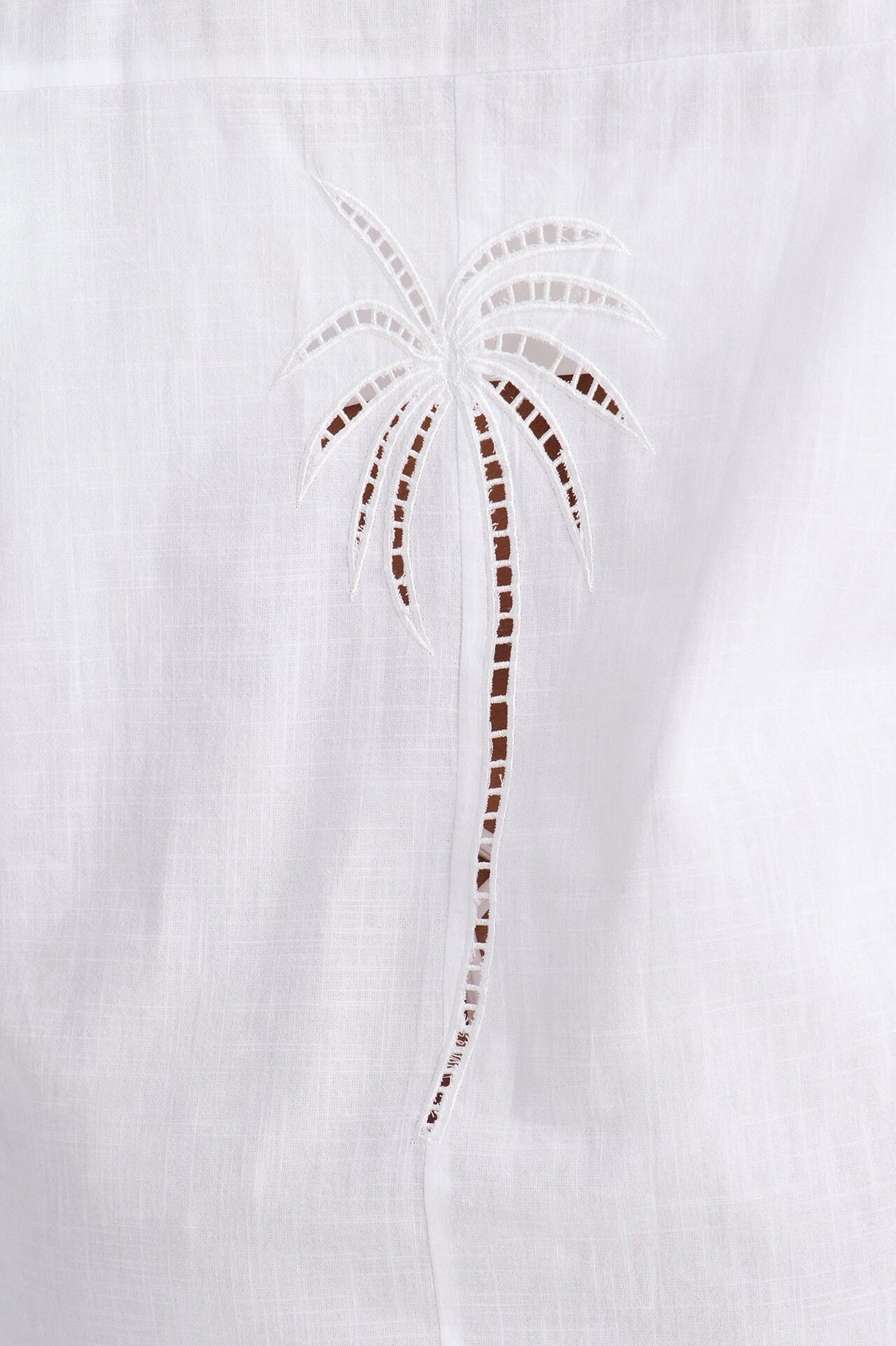 Georgy Swim Button Up Cover Up Dress - White