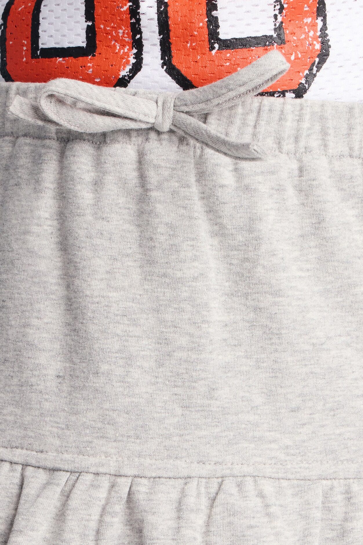 Mini Bright Ideas Ruffle Mini Skort - Heather Grey