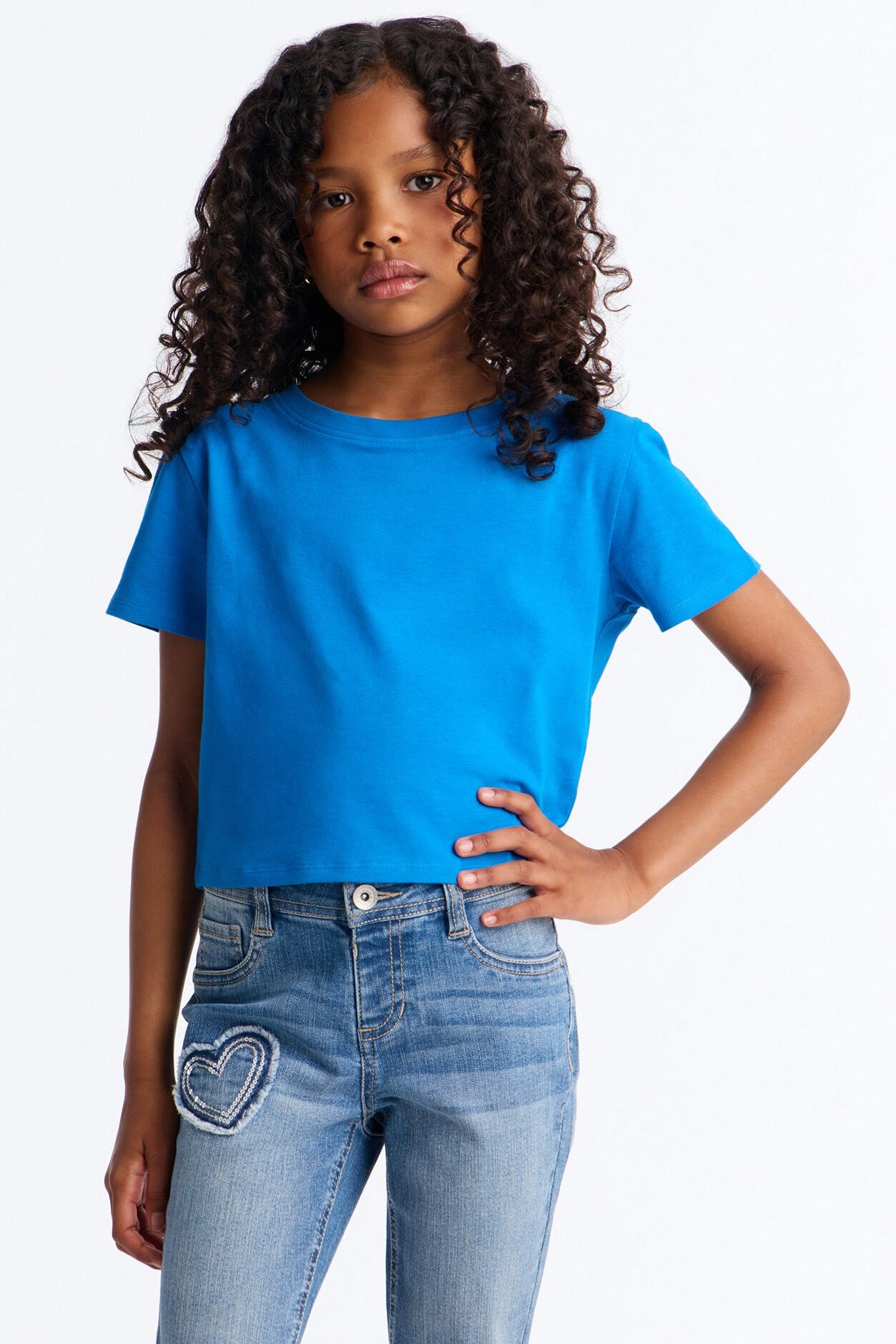 Mini Robin Crop Top - CobaltBlue