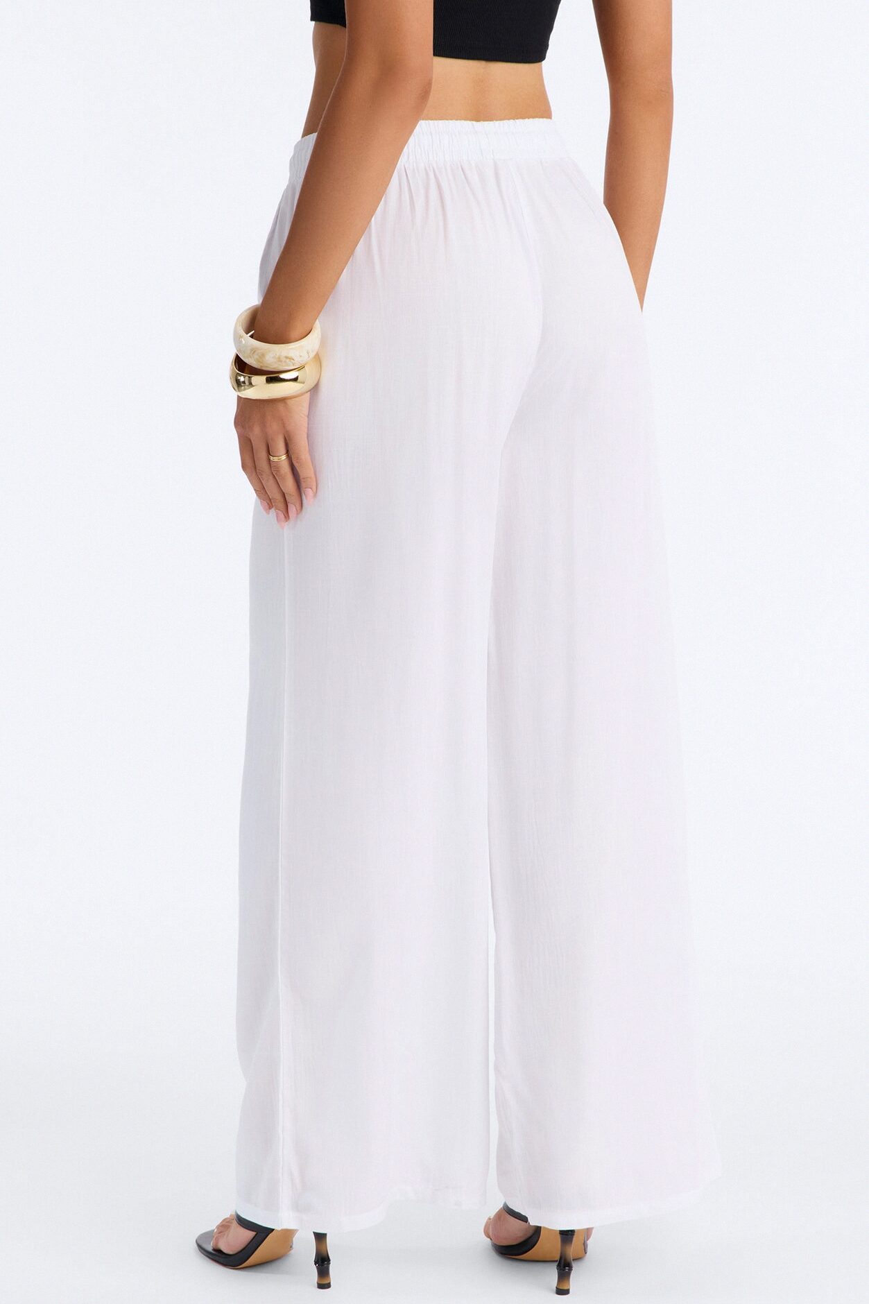 Feel Good Cover Up Pants - White