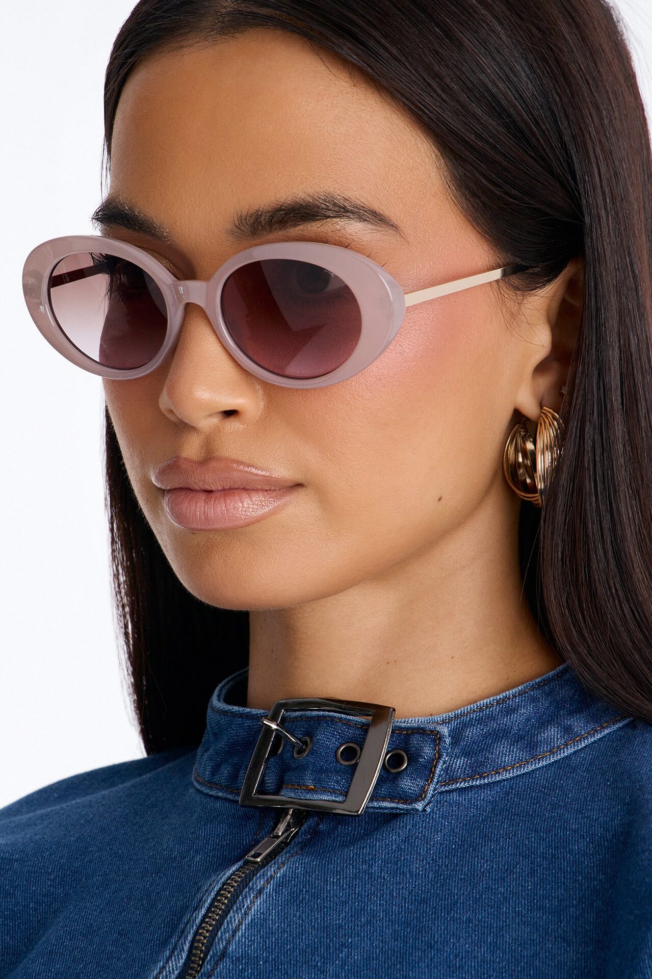 Got You Thinking Of Me Sunglasses - Nude