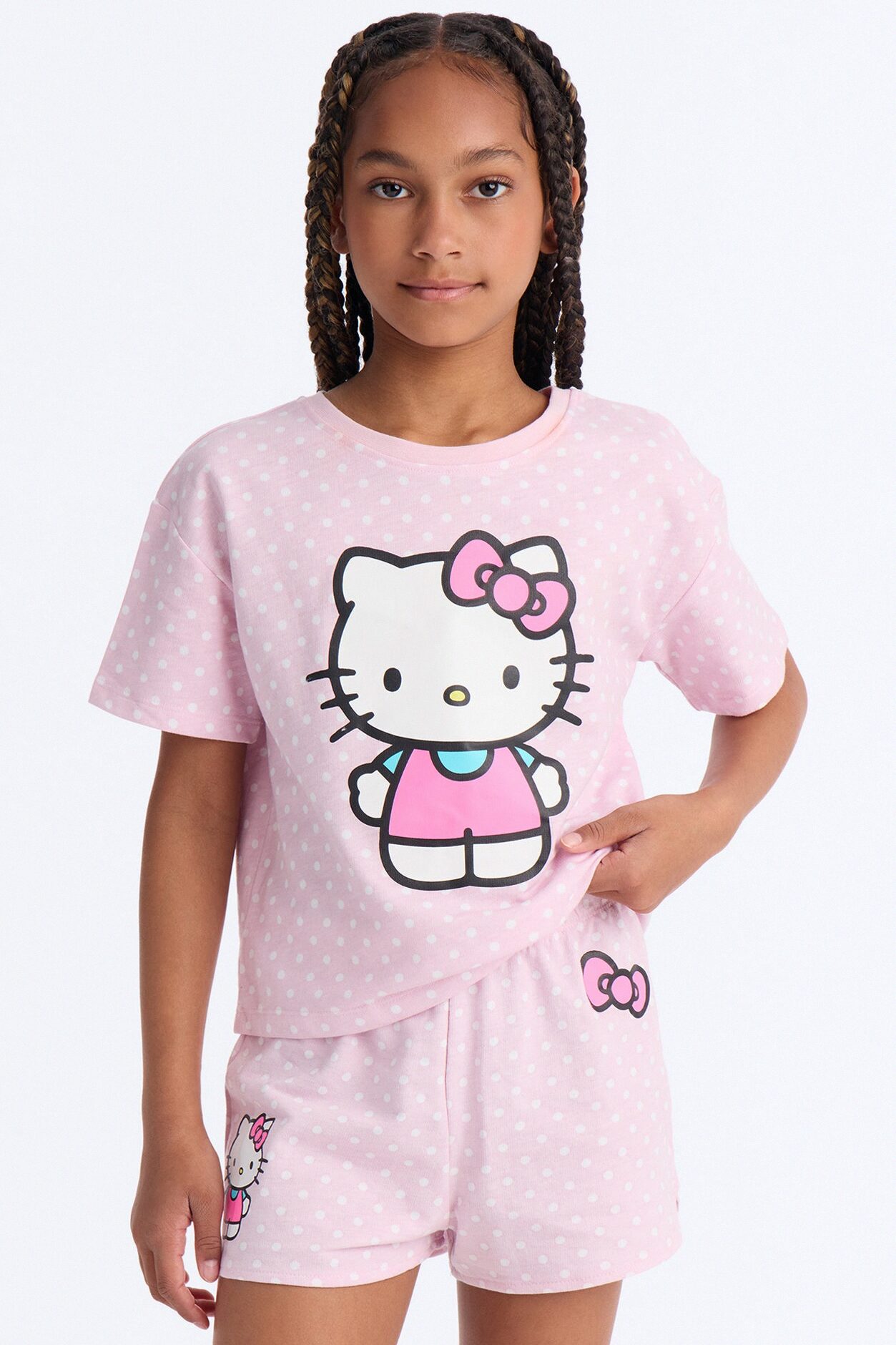 Mini Hello Kitty Totally Cute Short Set - Pink