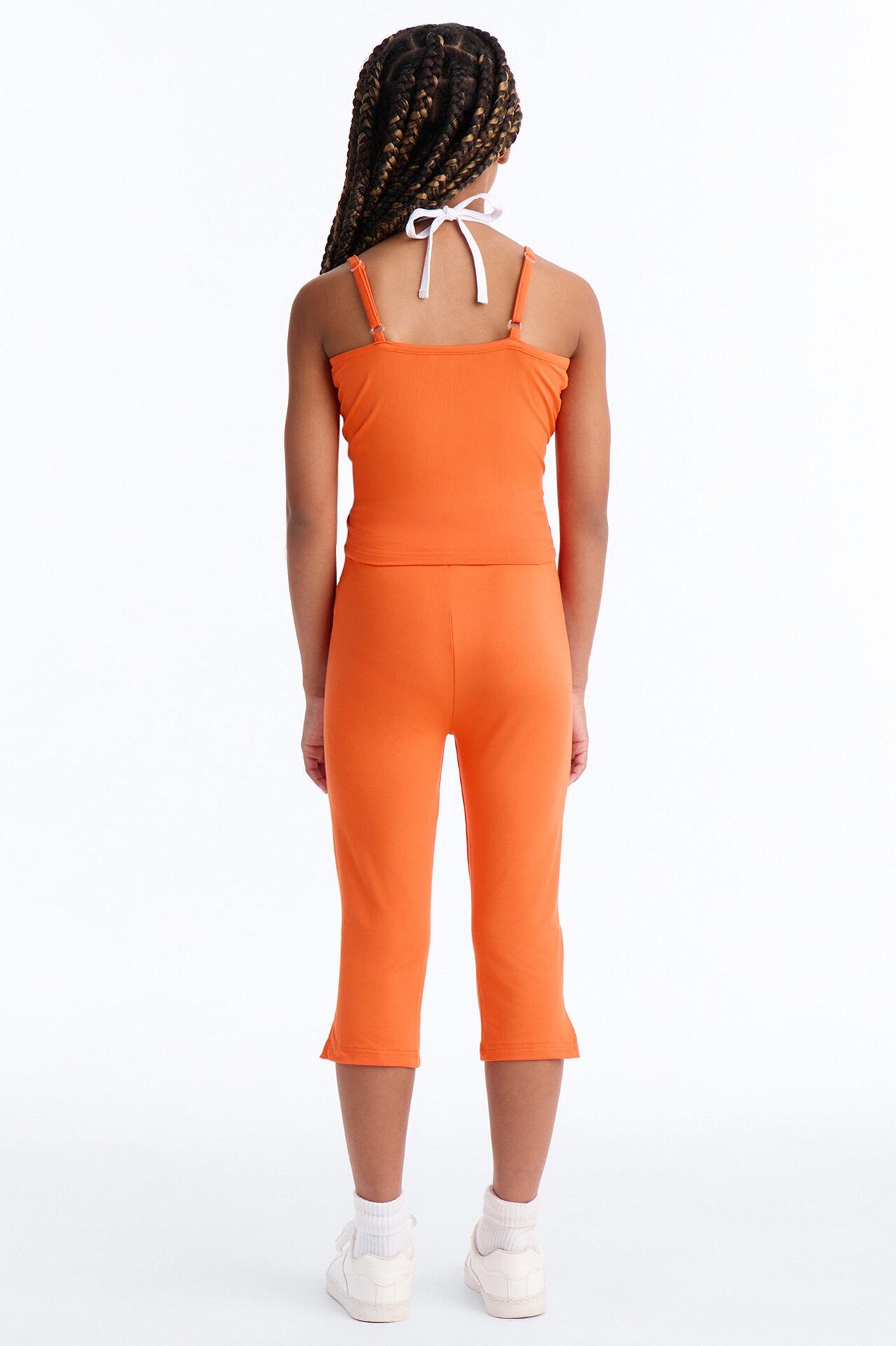 Mini Hot Player 23 Capri Legging Set - Orange