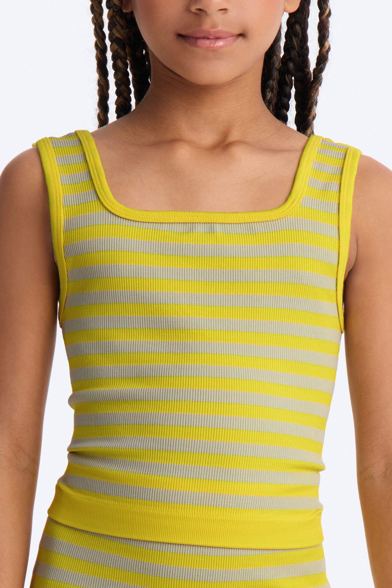 Mini I'm So Happy Short Set - Yellow/combo