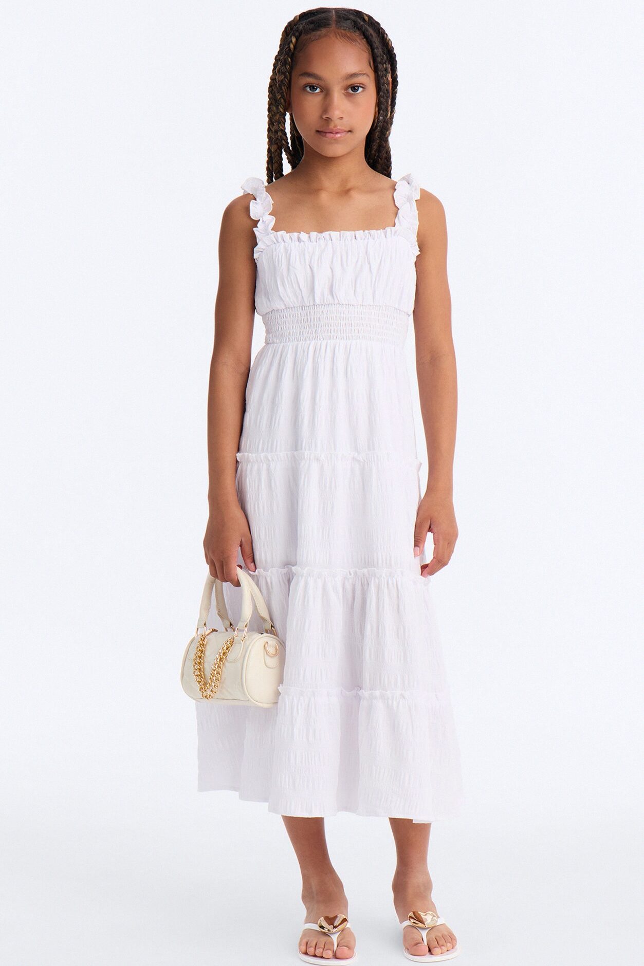 Mini Dreaming Big Dress - White