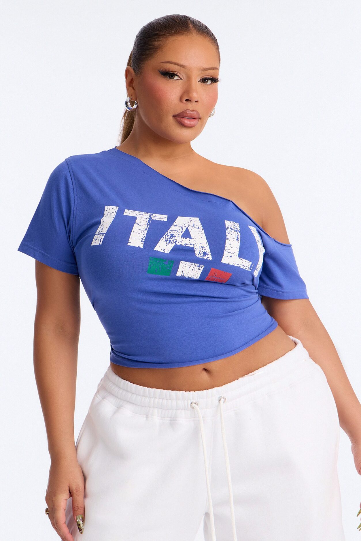 Team Italy Barrel Fleece Pant Set - Blue/combo