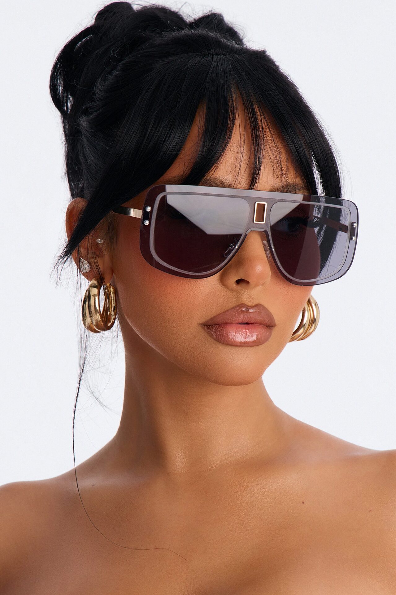 Belle Jet Sunglasses - Black