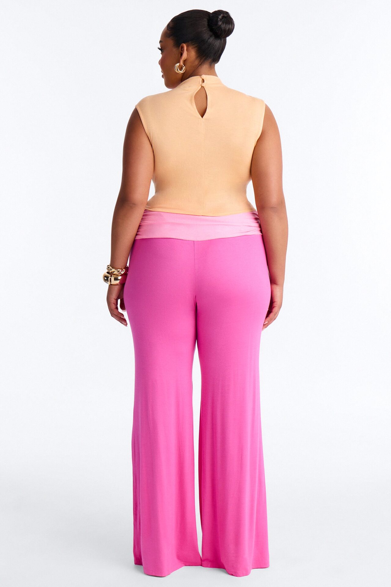 Celeste Colorblocked Pant Set - Pink/combo