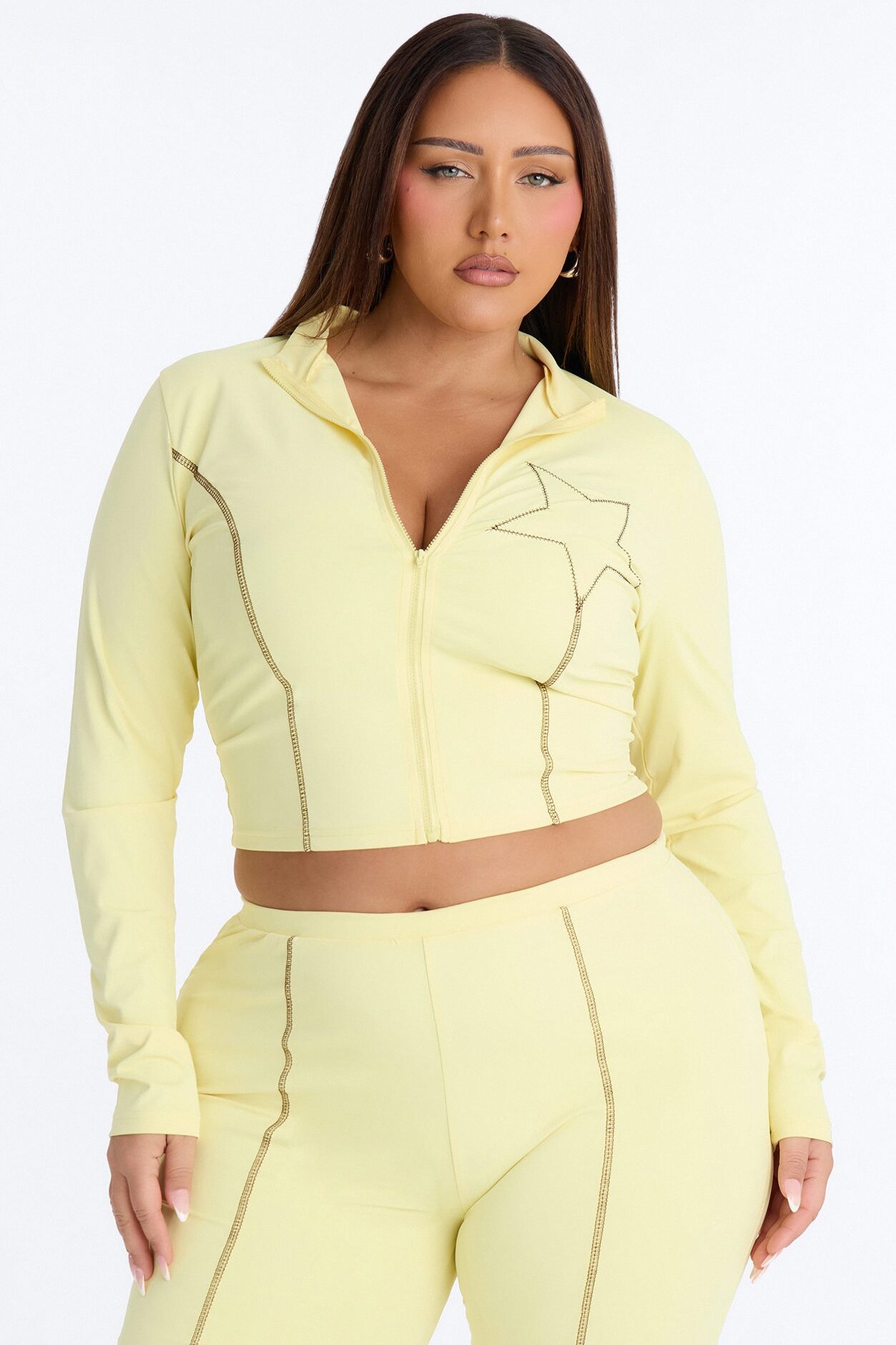 Future Star Flare Pant Set - Yellow