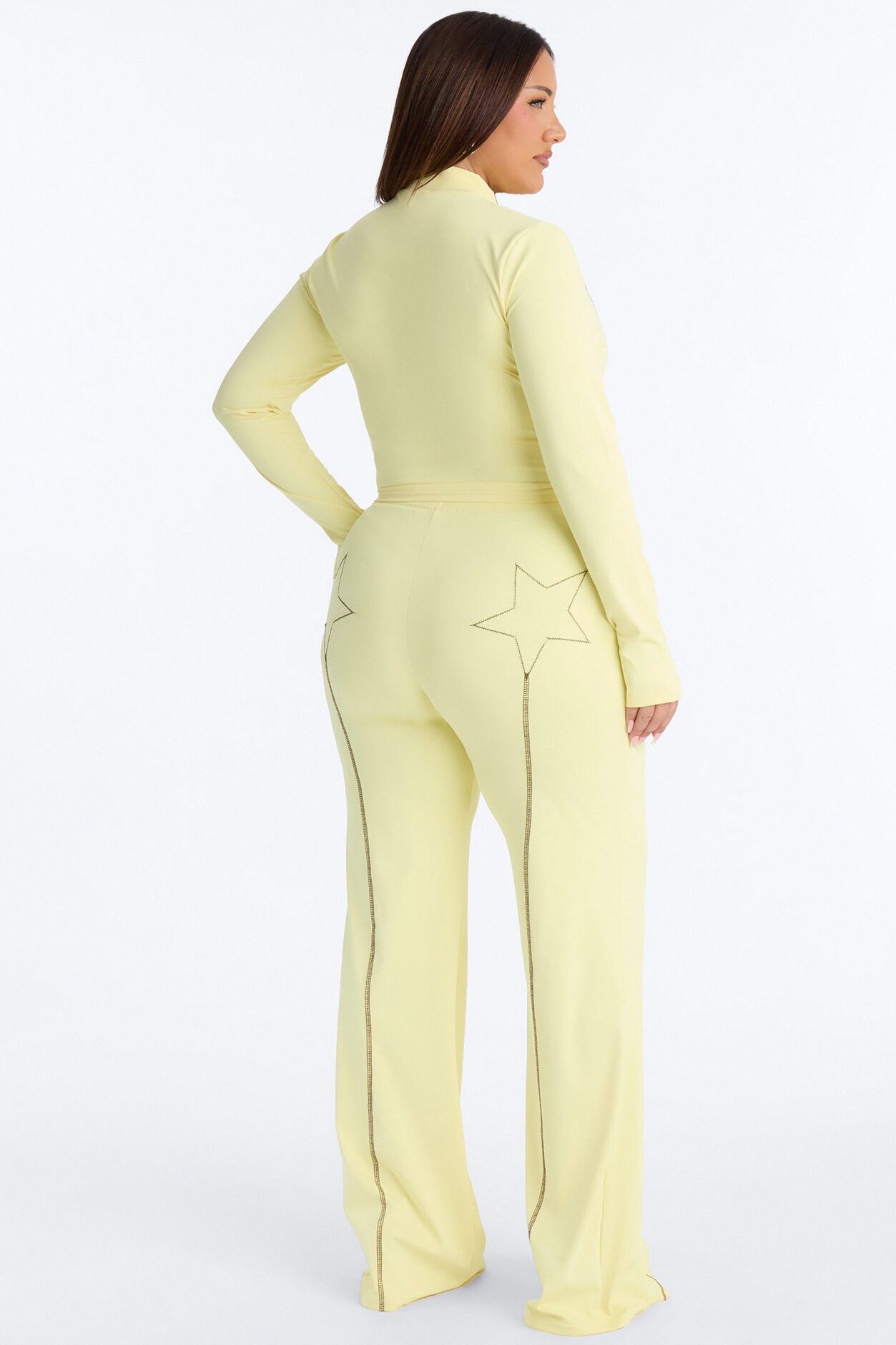 Future Star Flare Pant Set - Yellow
