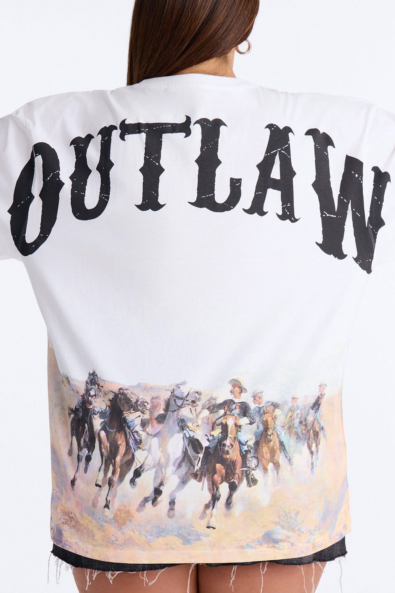 Wild Outlaw Tee - White