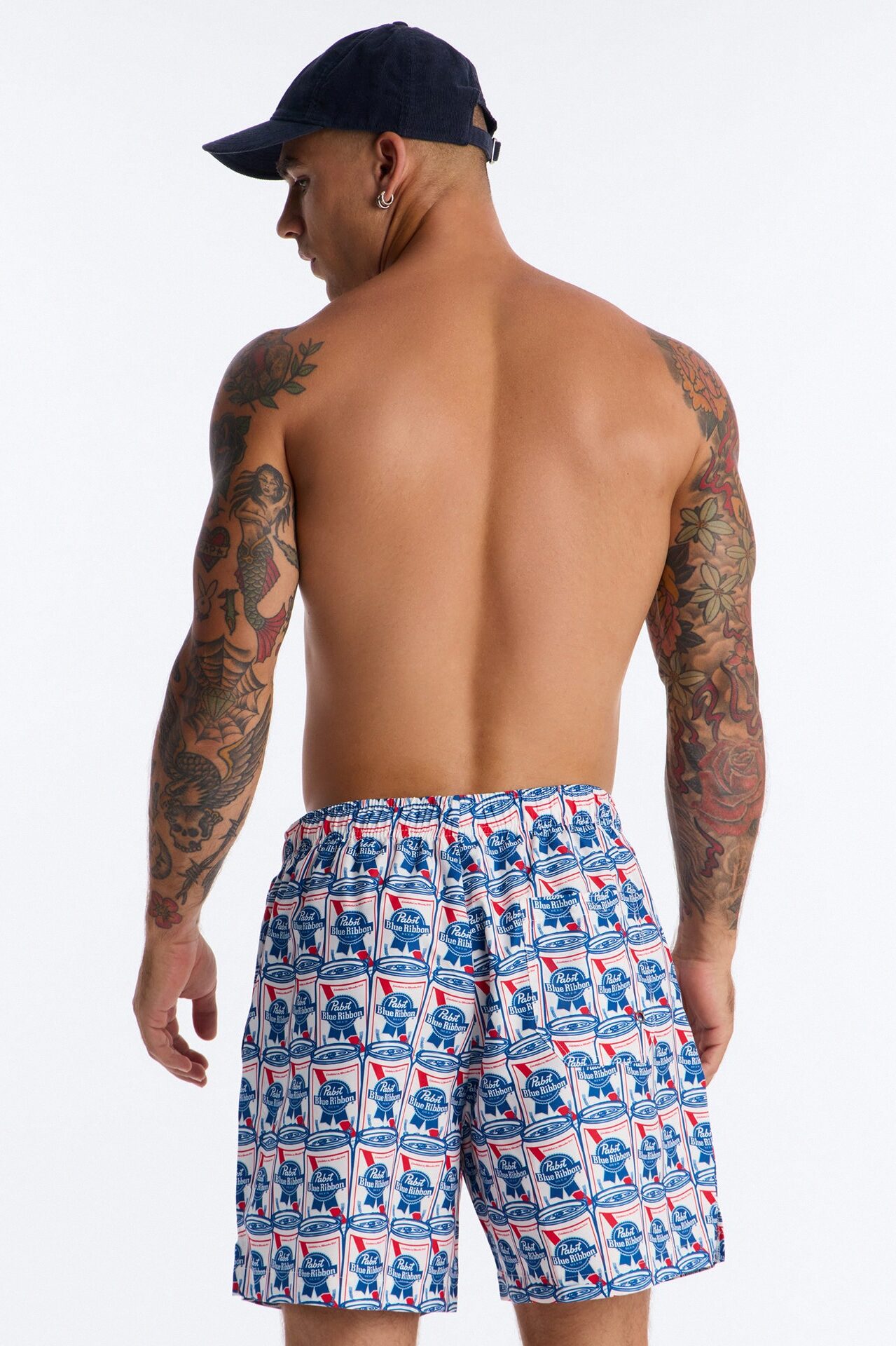 PBR Block Party Printed Swim Trunk 7″ - Multi Color