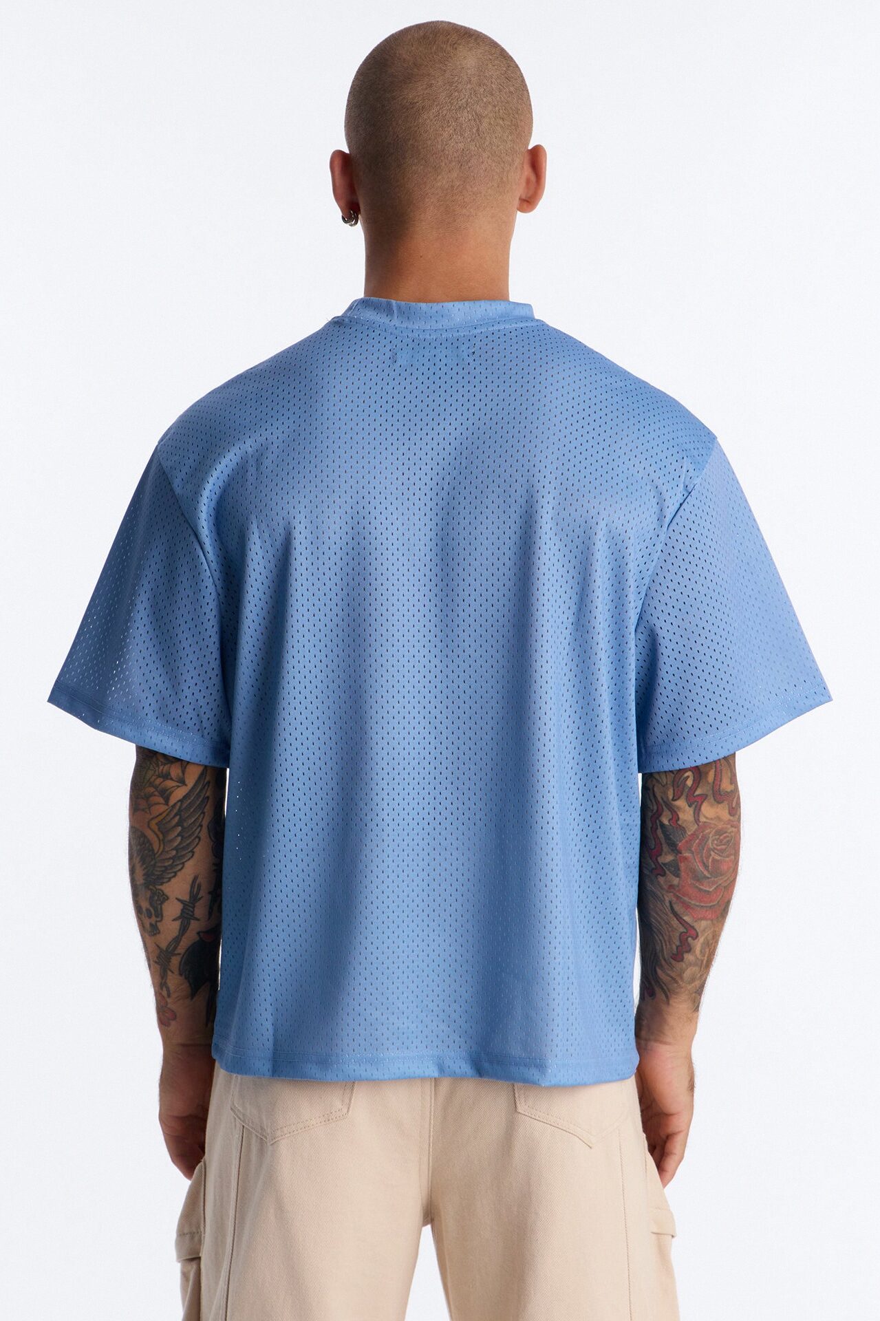 Blessed Mesh Jersey Short Sleeve - Blue