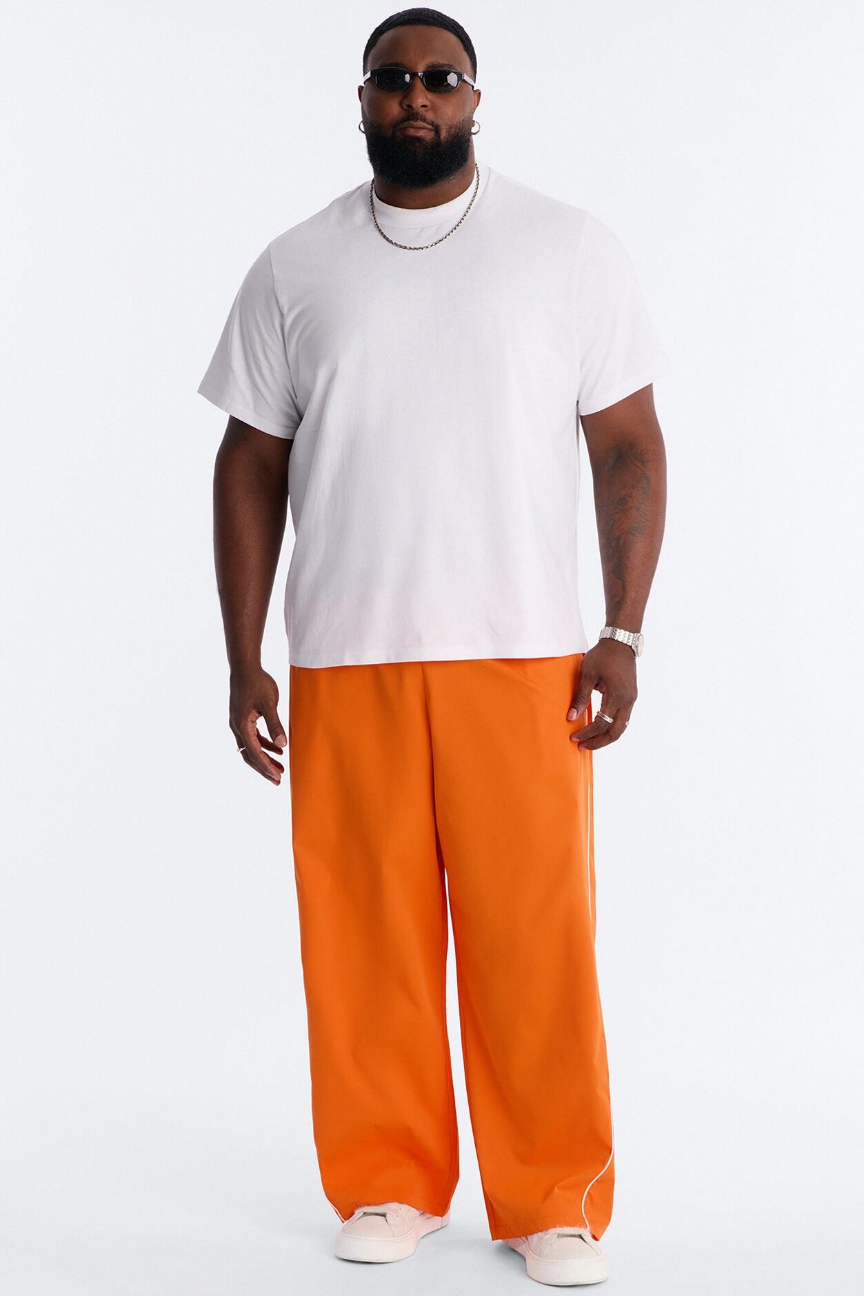Star Boi Baggy Pants - Orange