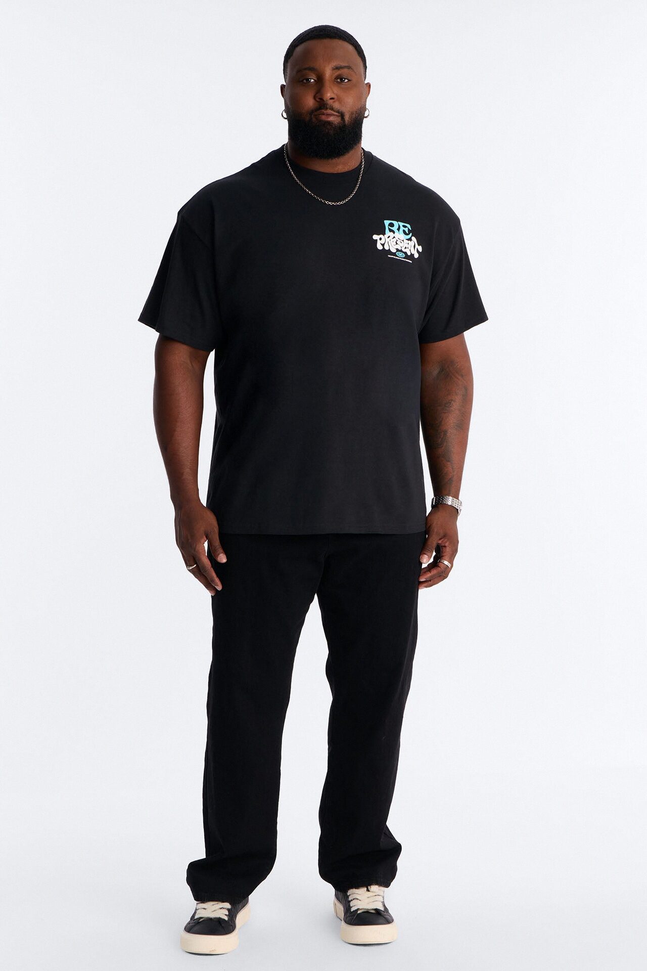 Past Present Future Short Sleeve Tee - Black